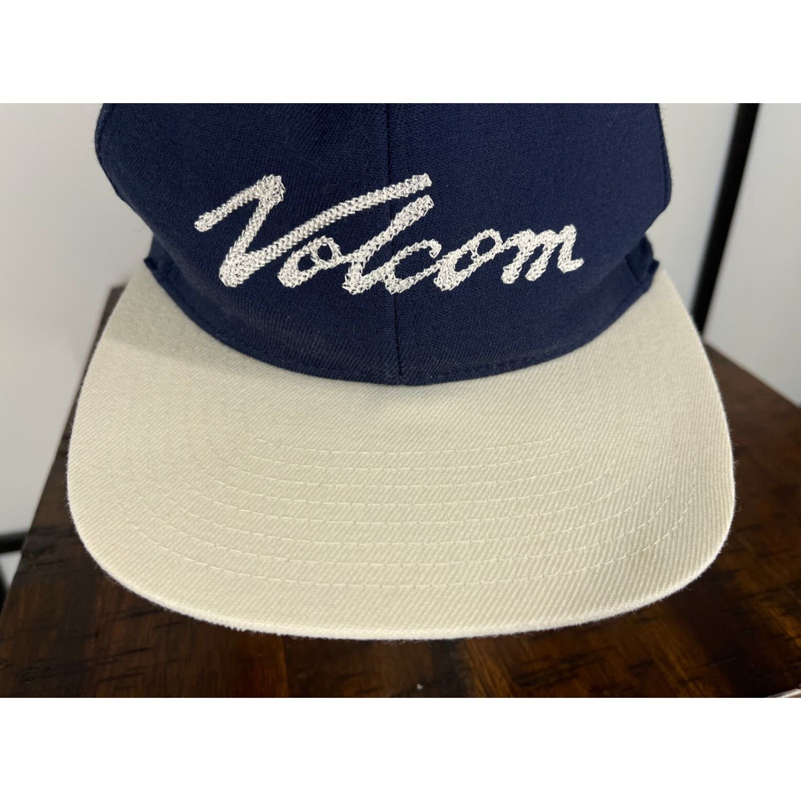 Volcom Volcom Hat Cap Snap Back Adult One Size Blue White Unreleased Sample Size ONE SIZE - 3 Thumbnail