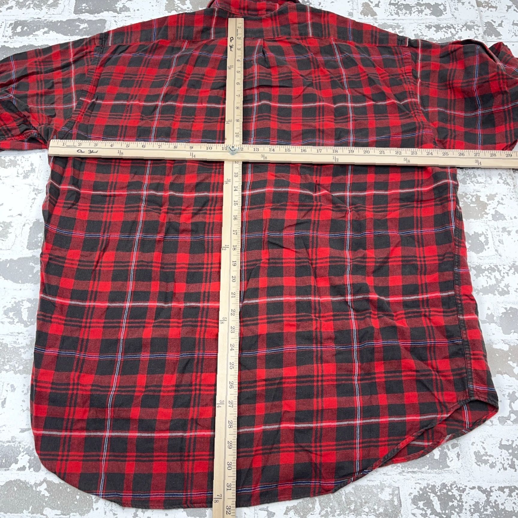 Ralph Lauren Ralph Lauren Button-Up Shirt Men XL Red Black Plaid Flannel Blaire Tartan Comfort Casual Size US XL / EU 56 / 4 - 6 Thumbnail