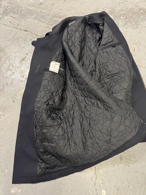 Dolce & Gabbana × Vintage 2000s Dolce & Gabbana Black Wool Asymmetrical Jacket Size US M / EU 48-50 / 2 - 10 Thumbnail