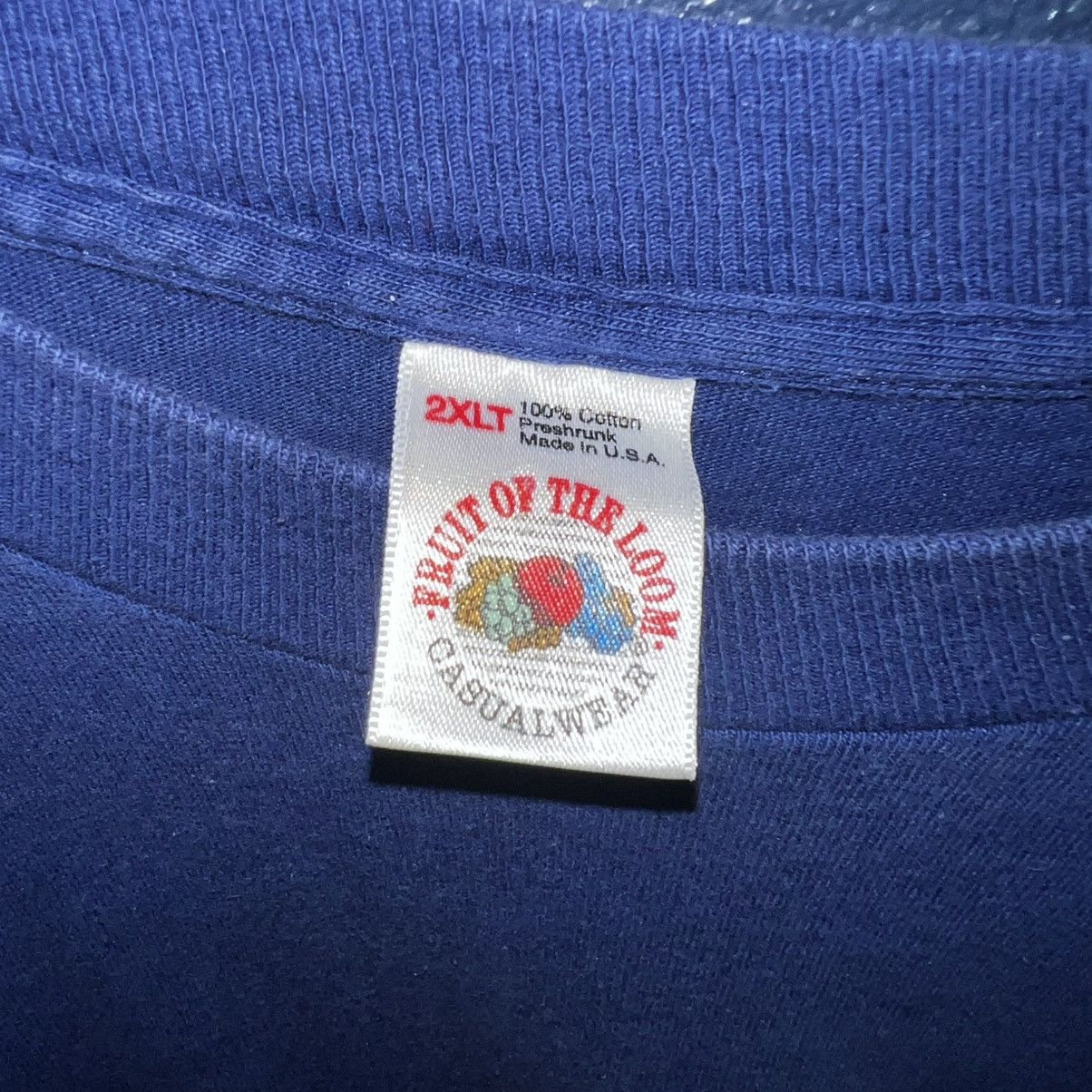 Fruit Of The Loom × Vintage Vintage Blue long sleeve Size US XL / EU 56 / 4 - 2 Thumbnail