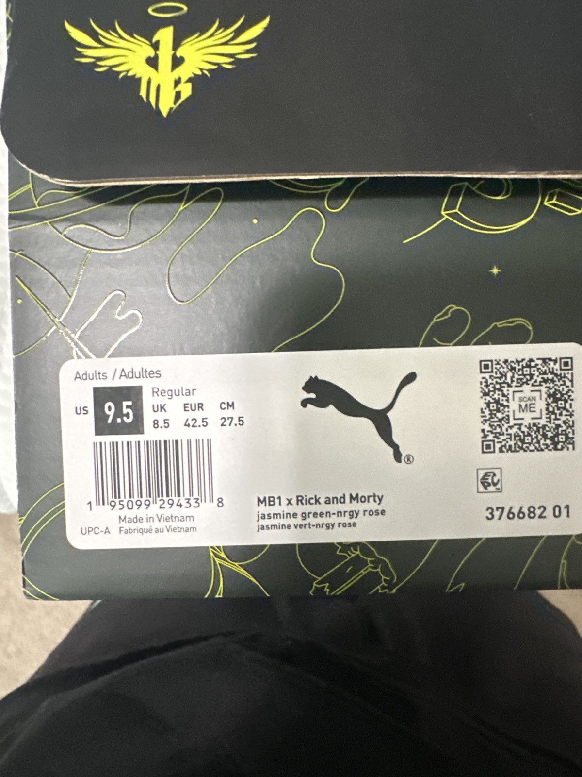 Puma Lamelo Ball X Rick & Morty Collab Size US 9.5 / EU 42-43 - 6 Thumbnail