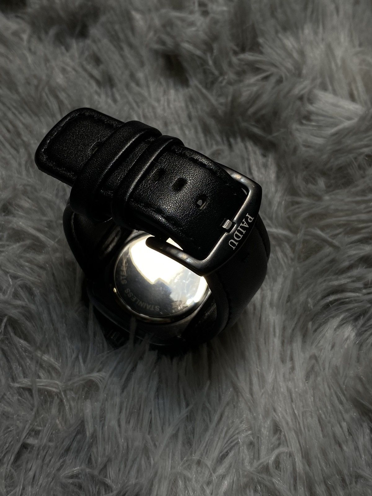 Japanese Brand Paidu Futuristic Black Watch Japanese Brand Size ONE SIZE - 5 Thumbnail