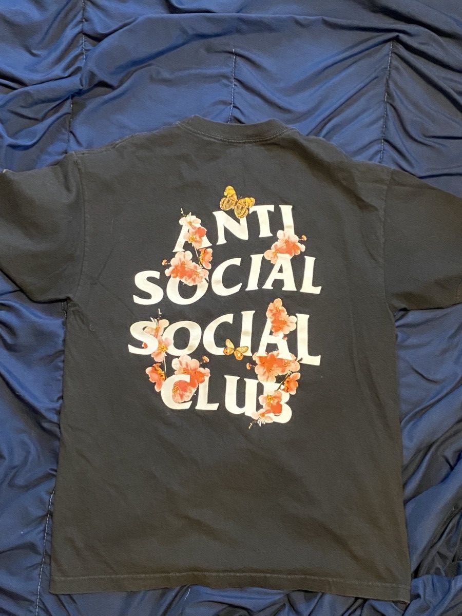 Anti Social Social Club Anti Social Social Floral Tee Size US M / EU 48-50 / 2 - 1 Thumbnail