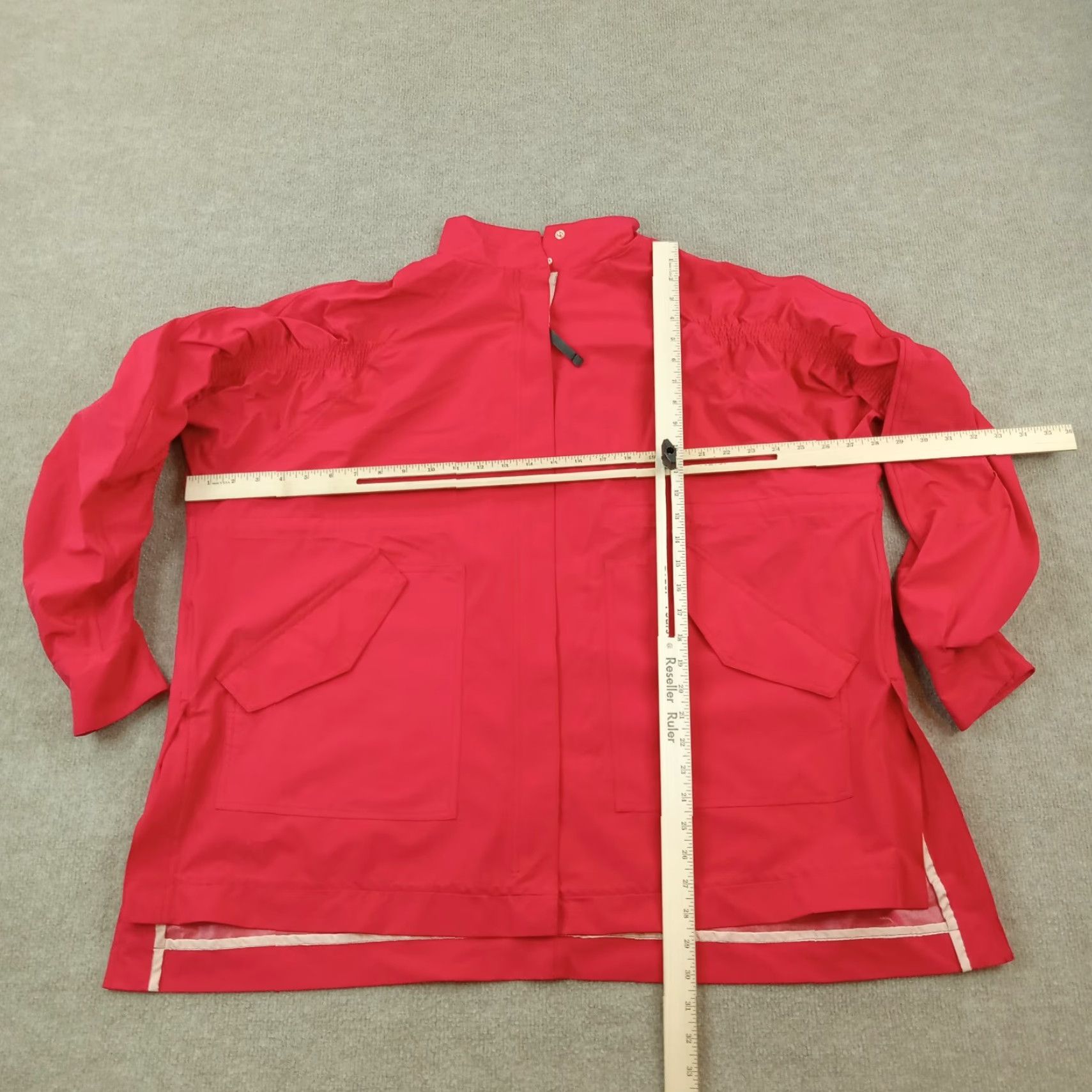 Fabletics Fabletics Windbreaker Jacket Women Small Red Lightweight Stretch Size S / US 4 / IT 40 - 2 Thumbnail