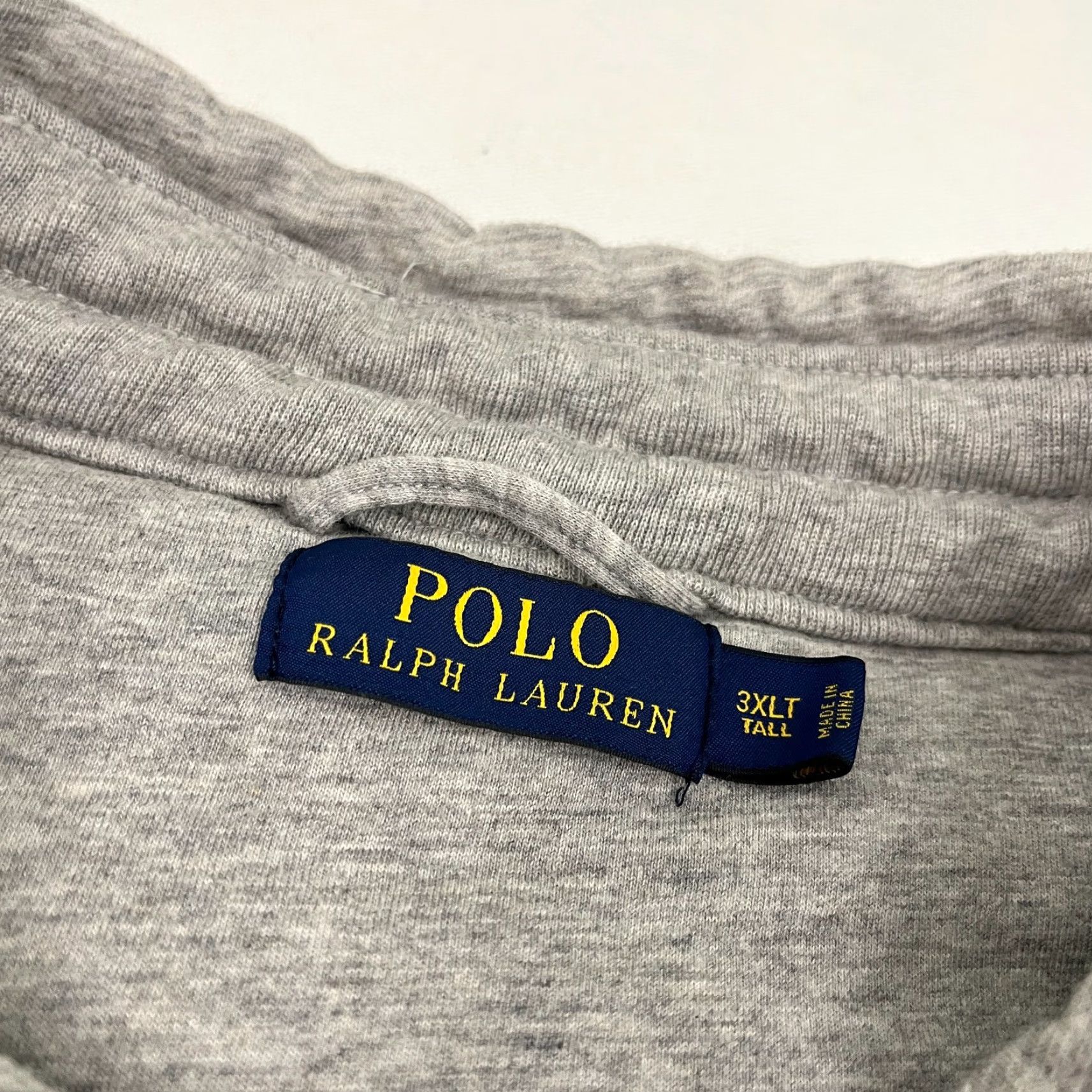 Polo Ralph Lauren VINTAGE Polo Ralph Lauren Vest Jacket Mens 3XLT Tall Gray Fleece Quilted Cotton Full Zip Size US XXL / EU 58 / 5 - 2 Thumbnail