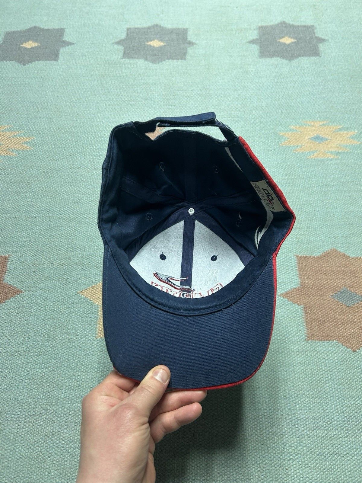 Vintage Vtg hat Gladwin area hockey association Michigan swirl wave Size ONE SIZE - 6 Thumbnail