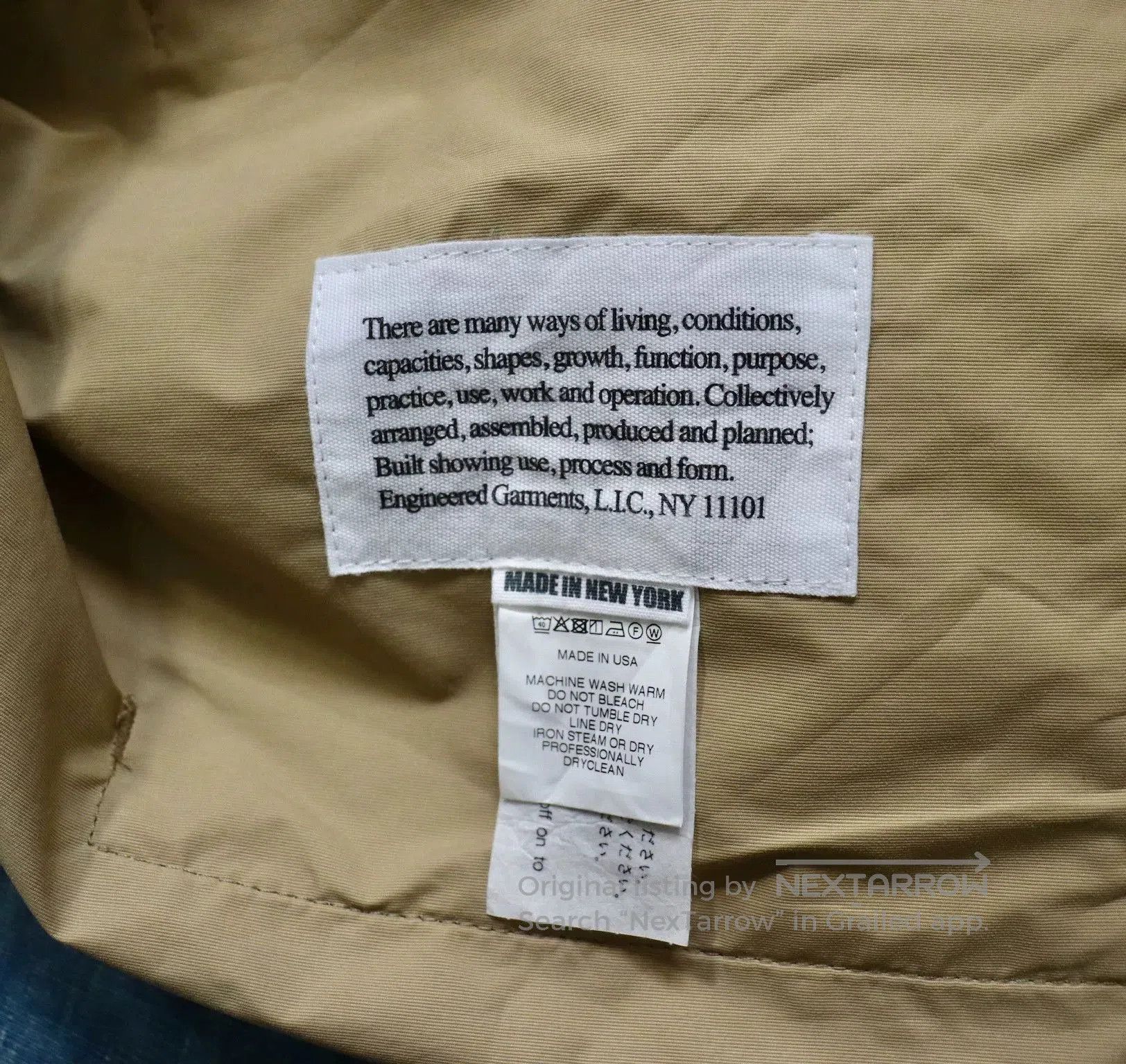 Engineered Garments Engineered Garments EG Suffolk Jacket. Size US S / EU 44-46 / 1 - 9 Thumbnail