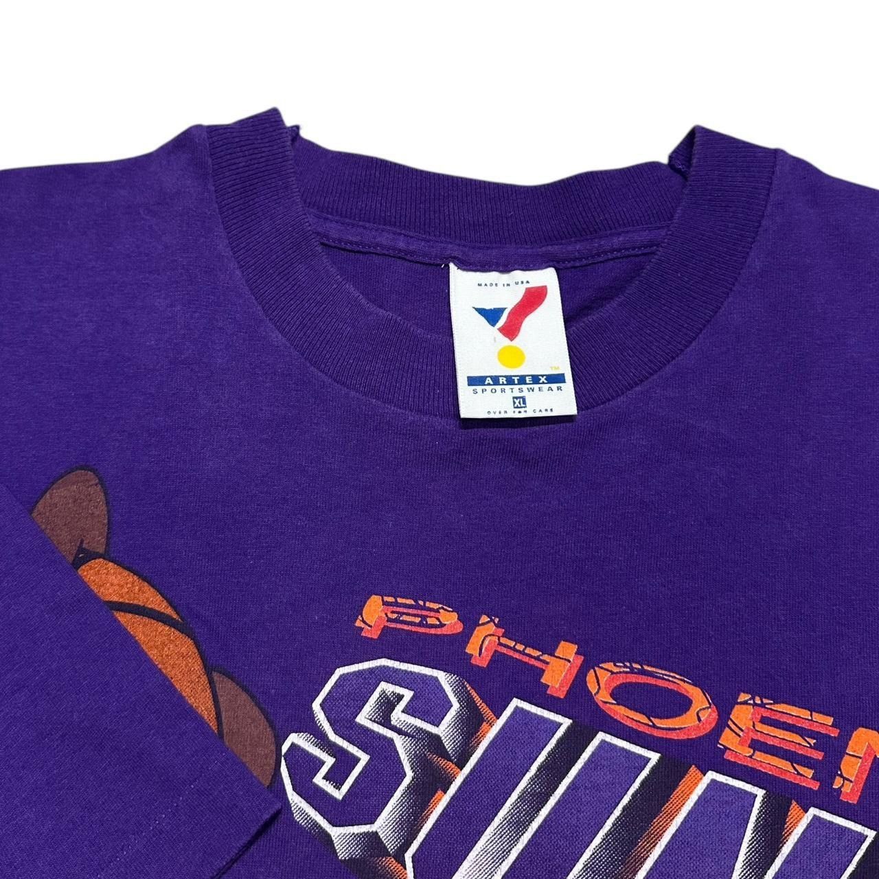 NBA × Vintage × Warner Bros Vintage Phoenix Suns Taz Double Sided T-Shirt Size US XL / EU 56 / 4 - 4 Thumbnail