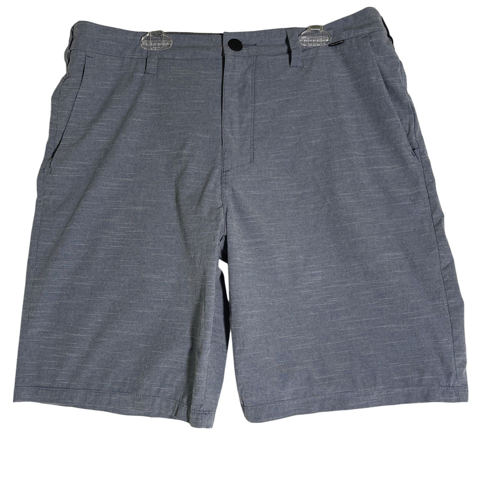 Hurley Hurley Shorts Men's 32 Gray Flat Front Phantom 9.5” Wicking Size US 32 / EU 48 - 1 Thumbnail