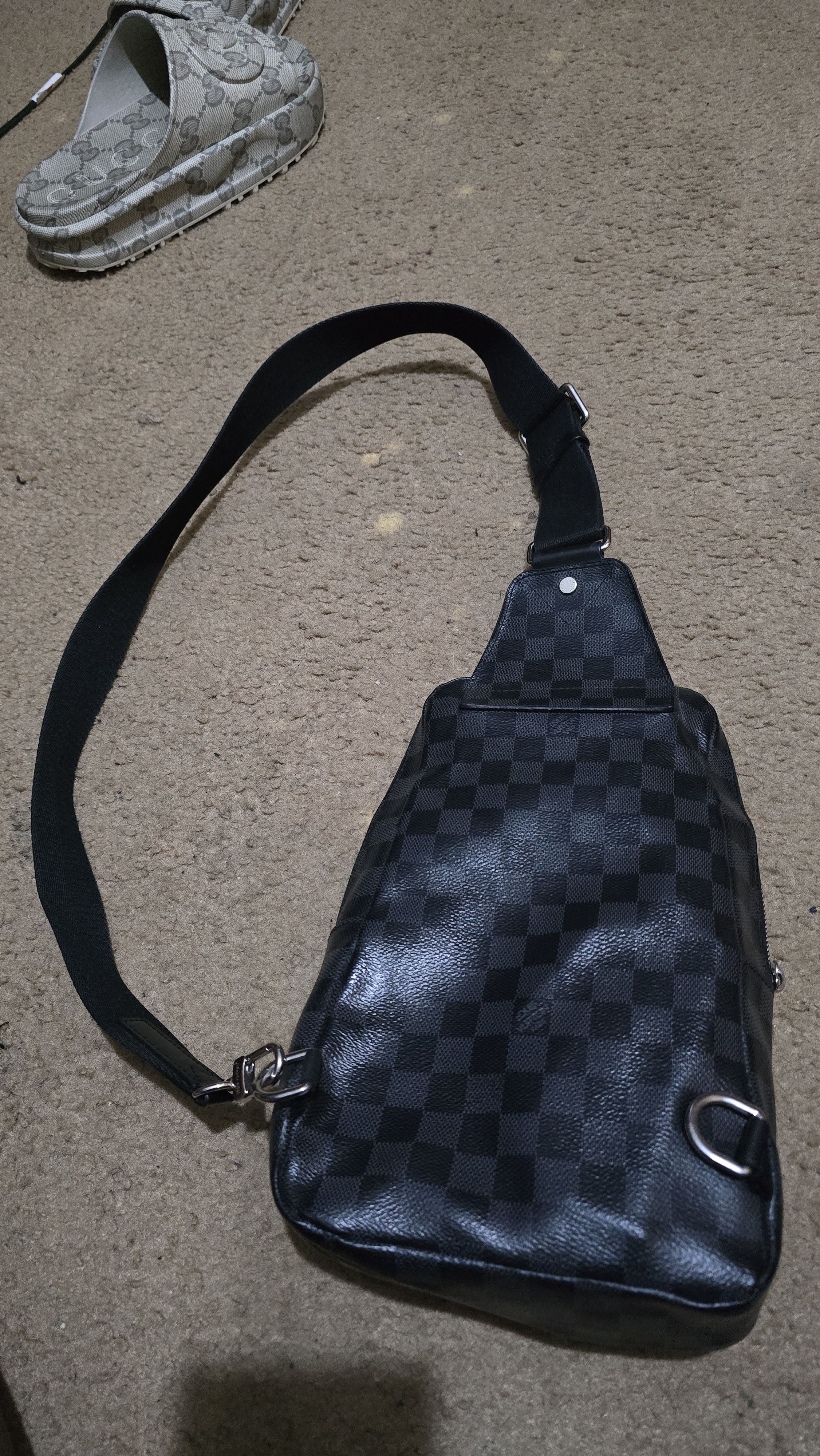 Louis Vuitton Louis Vuitton Avenue Sling Bag Graphite Damier Size ONE SIZE - 4 Thumbnail