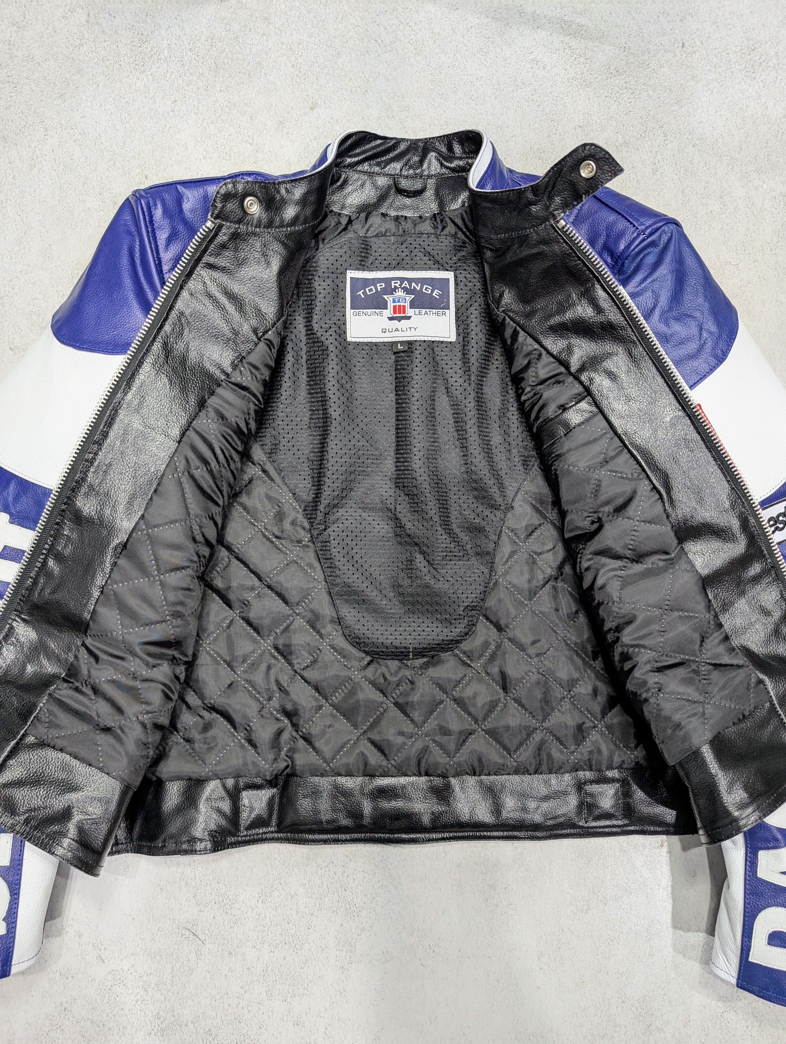 Formula 1 🔥 HONDA 🔥 Repsol Racing LEATHER JACKET Streetwear Size US M / EU 48-50 / 2 - 6 Thumbnail