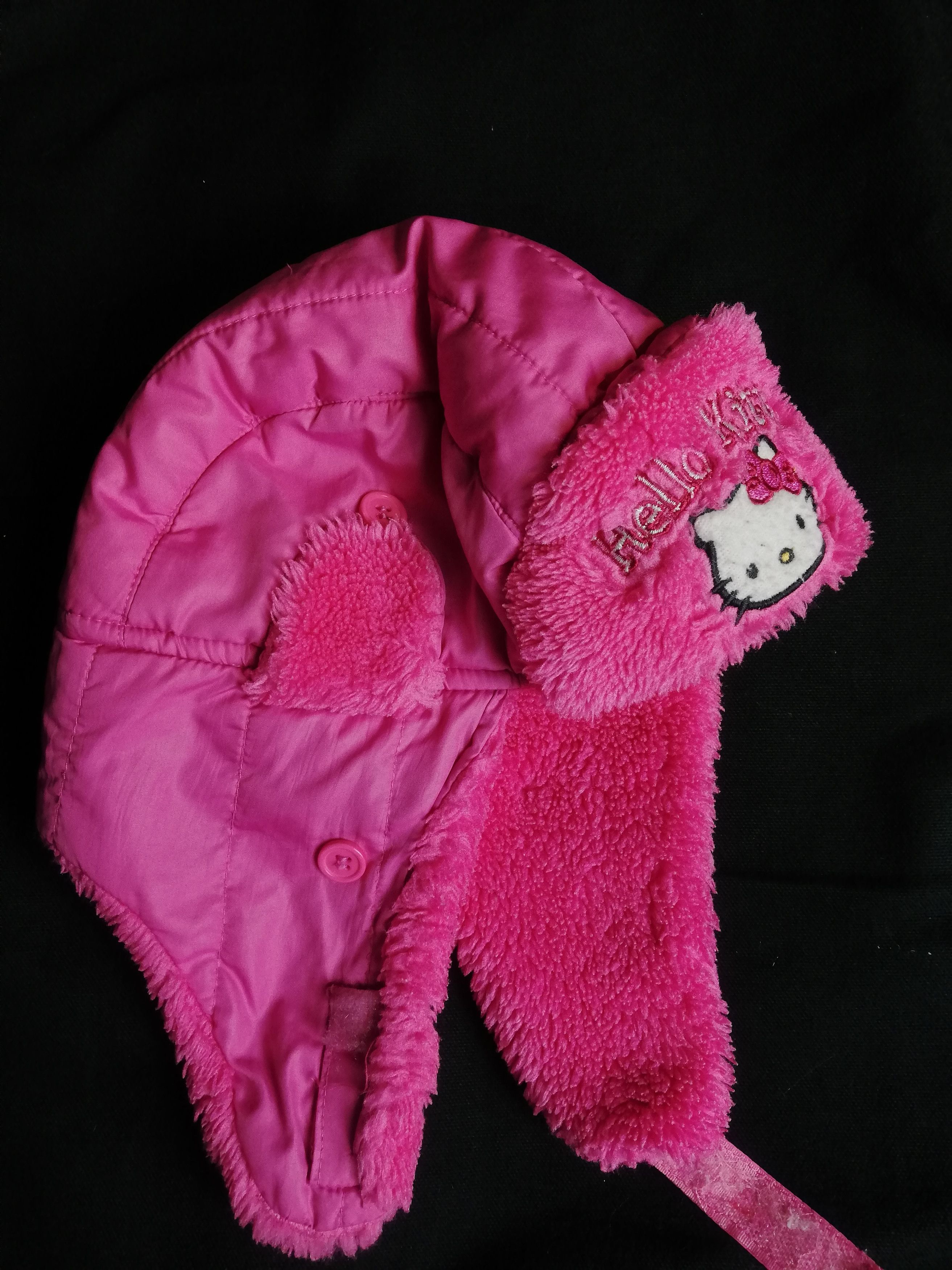 Anime Hello Kitty y2k Aviator Trapper Hat Faux Fur Pink Size ONE SIZE - 2 Thumbnail