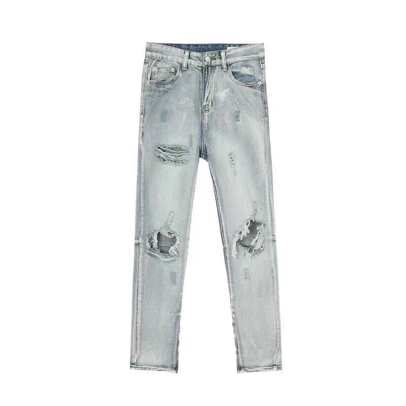 Japanese Brand × Jean High Street Washed Zipper Ripped Design Jeans Size US 34 / EU 50 - 4 Thumbnail