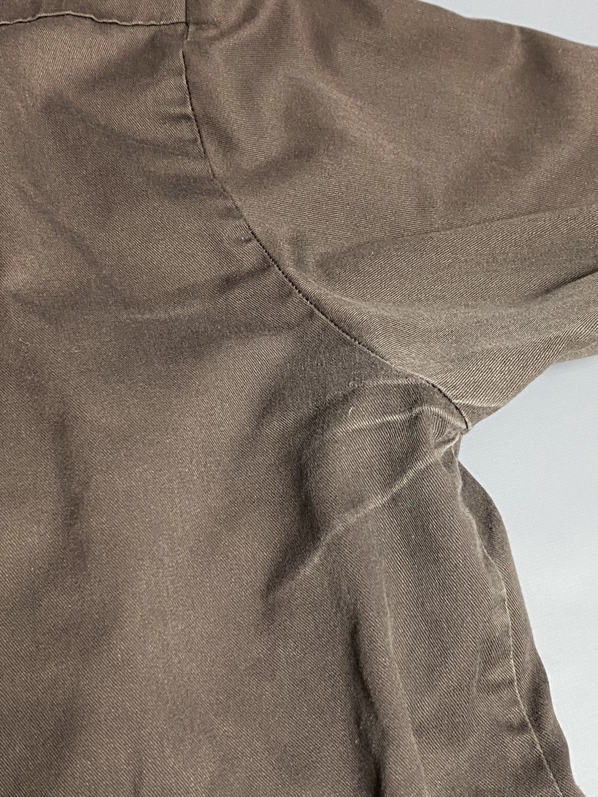 Dickies Vtg Dickies Work Faded Shirt Long Sleeve Brown/Khaki Size XL Size US XL / EU 56 / 4 - 18 Thumbnail