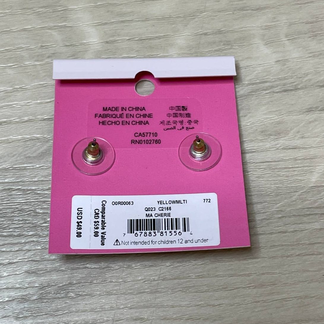 Kate Spade Kate Spade Ma Chérie Taxi Studs Earrings NYC Yellow Cab Stud Size ONE SIZE - 4 Thumbnail