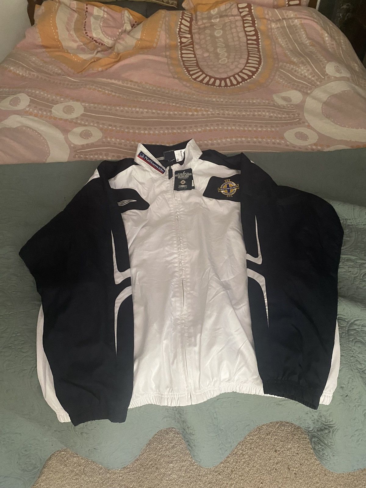 Umbro Vintage Northern Ireland Training Jacket Size US XXL / EU 58 / 5 - 8 Thumbnail