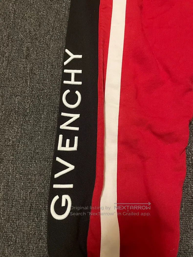 Givenchy Givenchy size L Red embroidered track pants Size US 27 - 6 Thumbnail
