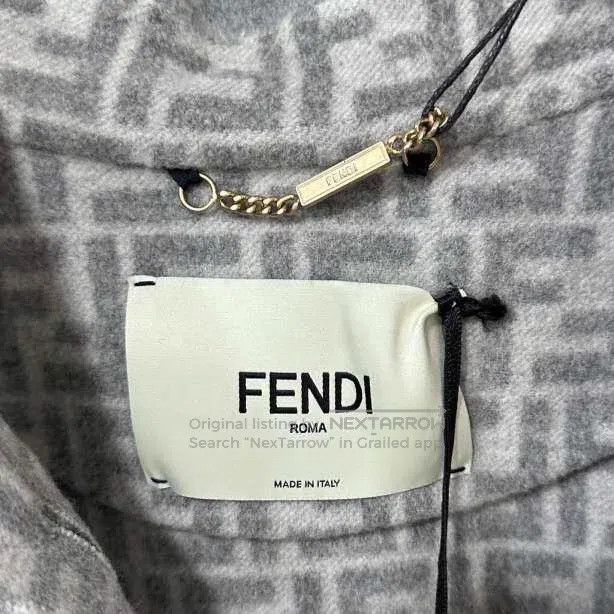Fendi Fendi Printed Loose Fit Coat with Full Lining Size XS / US 0-2 / IT 36-38 - 5 Thumbnail