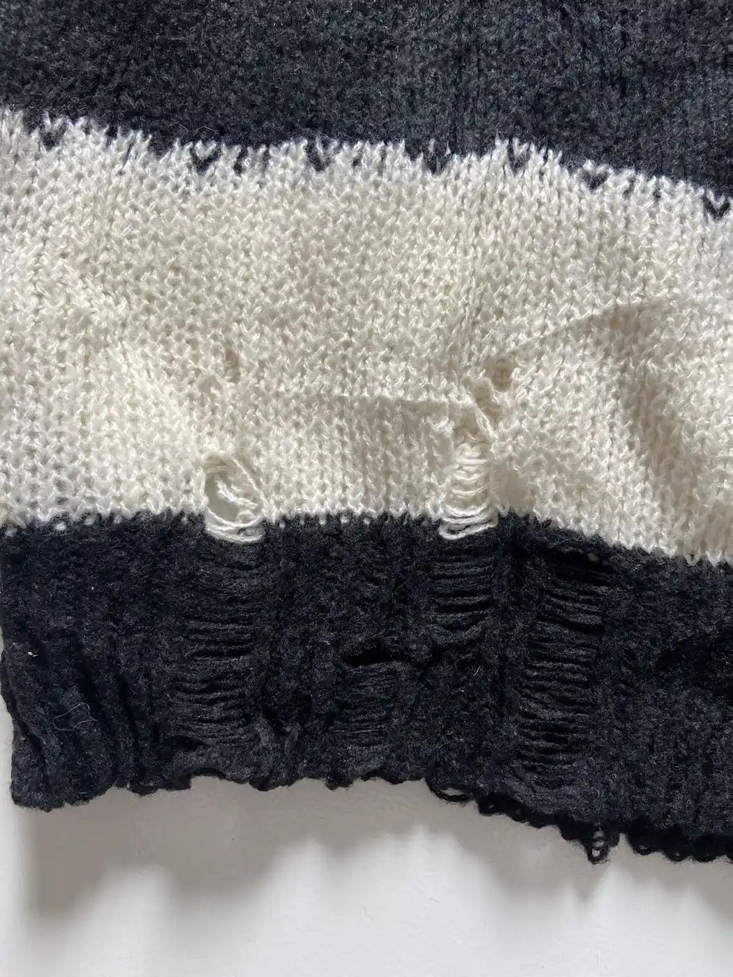 Beauty Beast × Japanese Brand Unknown distressed knit numbernine styled Size US M / EU 48-50 / 2 - 2 Thumbnail
