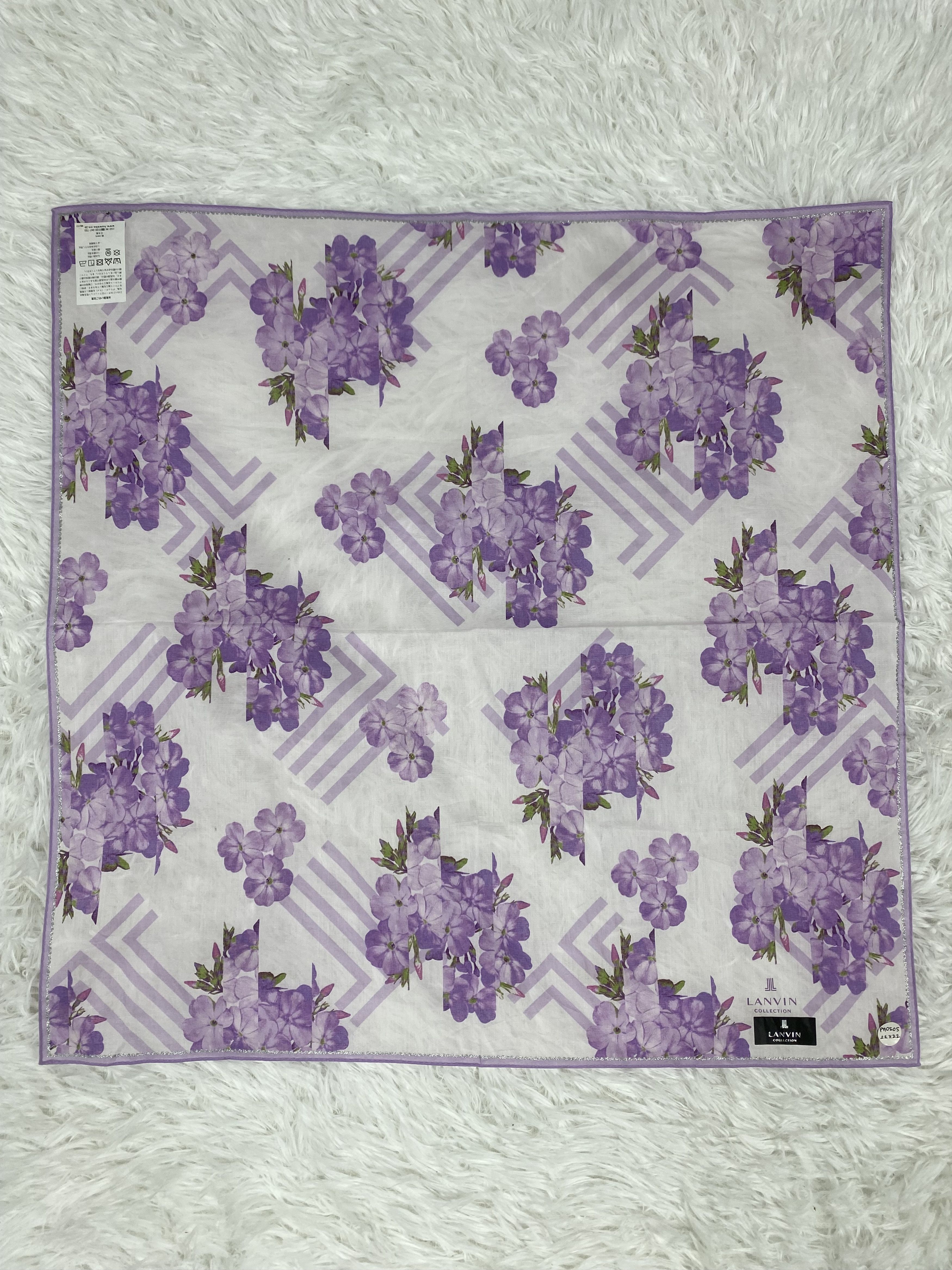 Lanvin Vintage Lanvin Handkerchief Neckerchief PH0505 Size ONE SIZE - 3 Thumbnail