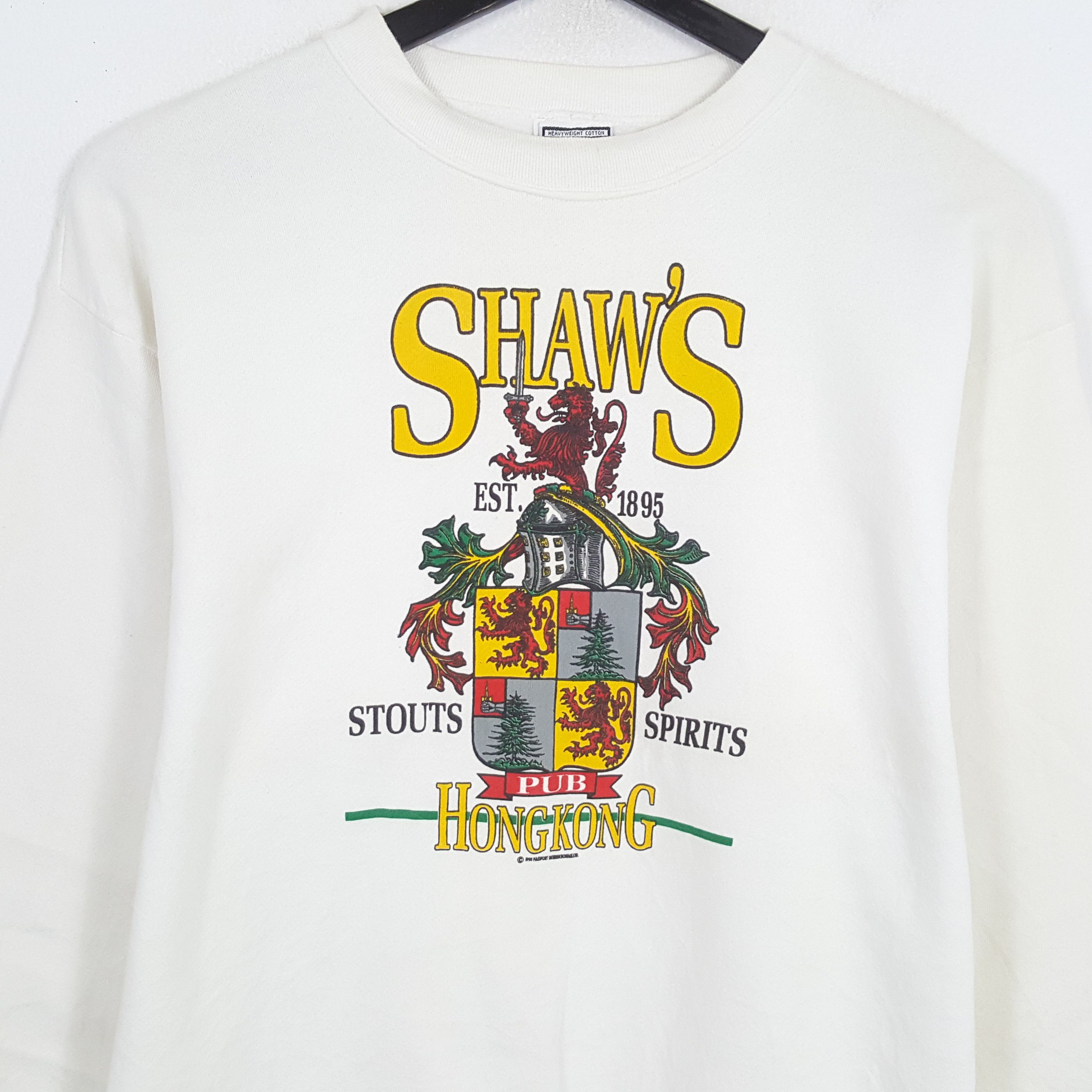 Vintage SHAWS HONG KONG Vintage Sweatshirt Size US L / EU 52-54 / 3 - 2 Thumbnail