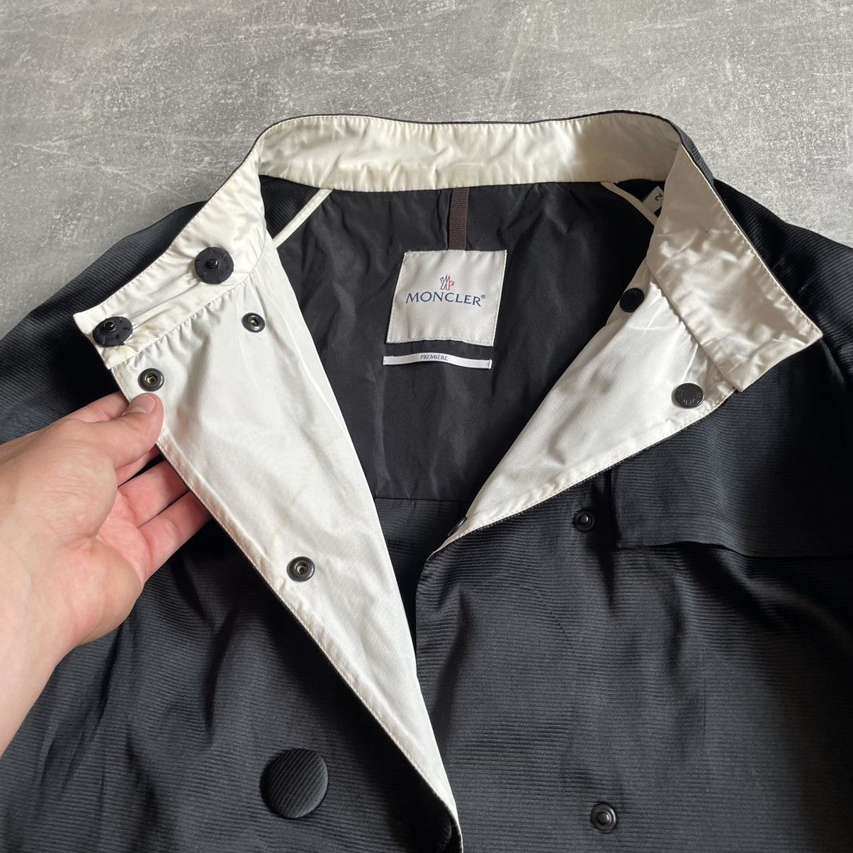 Moncler Vintage Moncler trench Coat jacket premiere montmarte old Size XS / US 0-2 / IT 36-38 - 2 Thumbnail