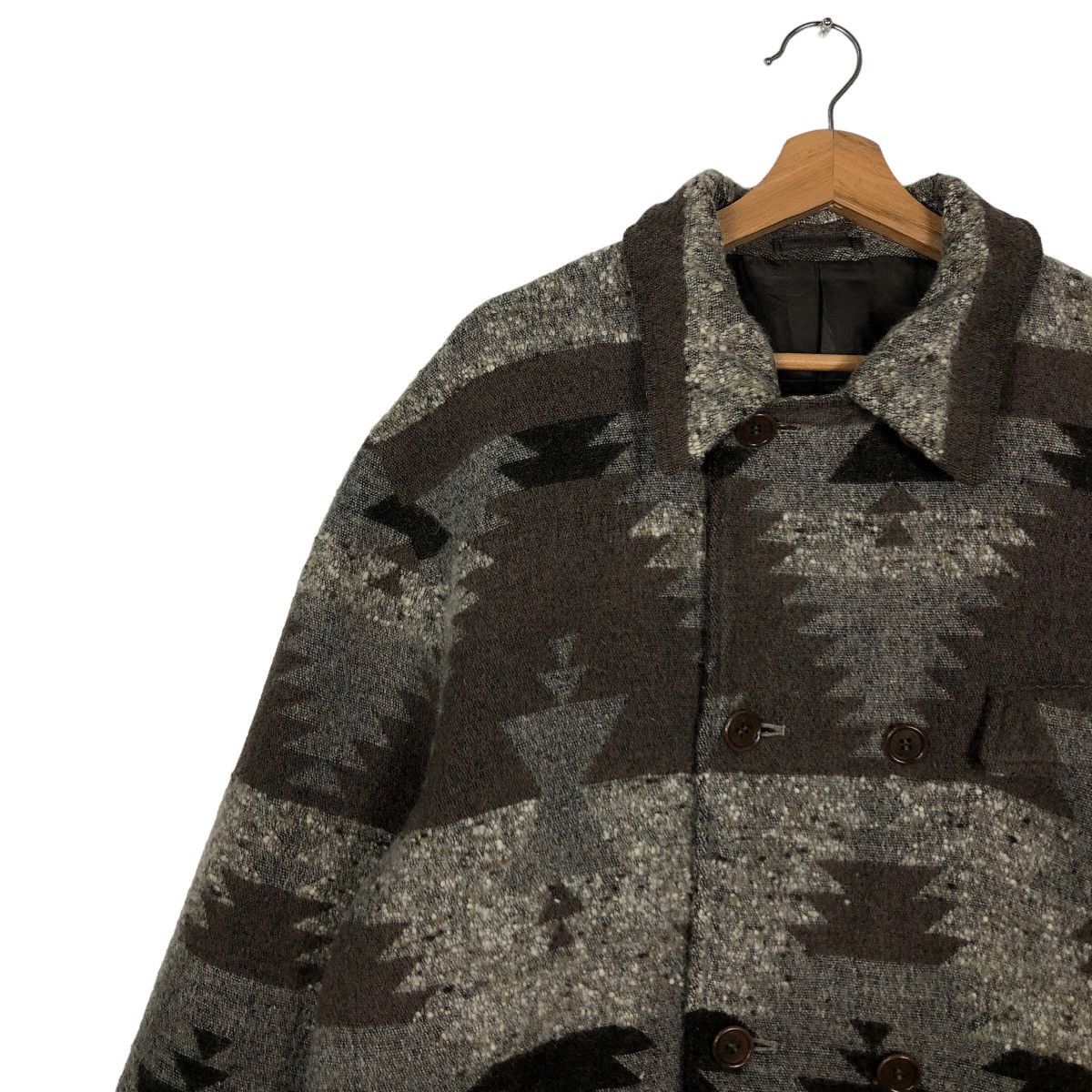 Japanese Brand 🔥90’s Vintage Wool Jacket Yin & Yang Issey Miyake Navajo Size US L / EU 52-54 / 3 - 6 Thumbnail