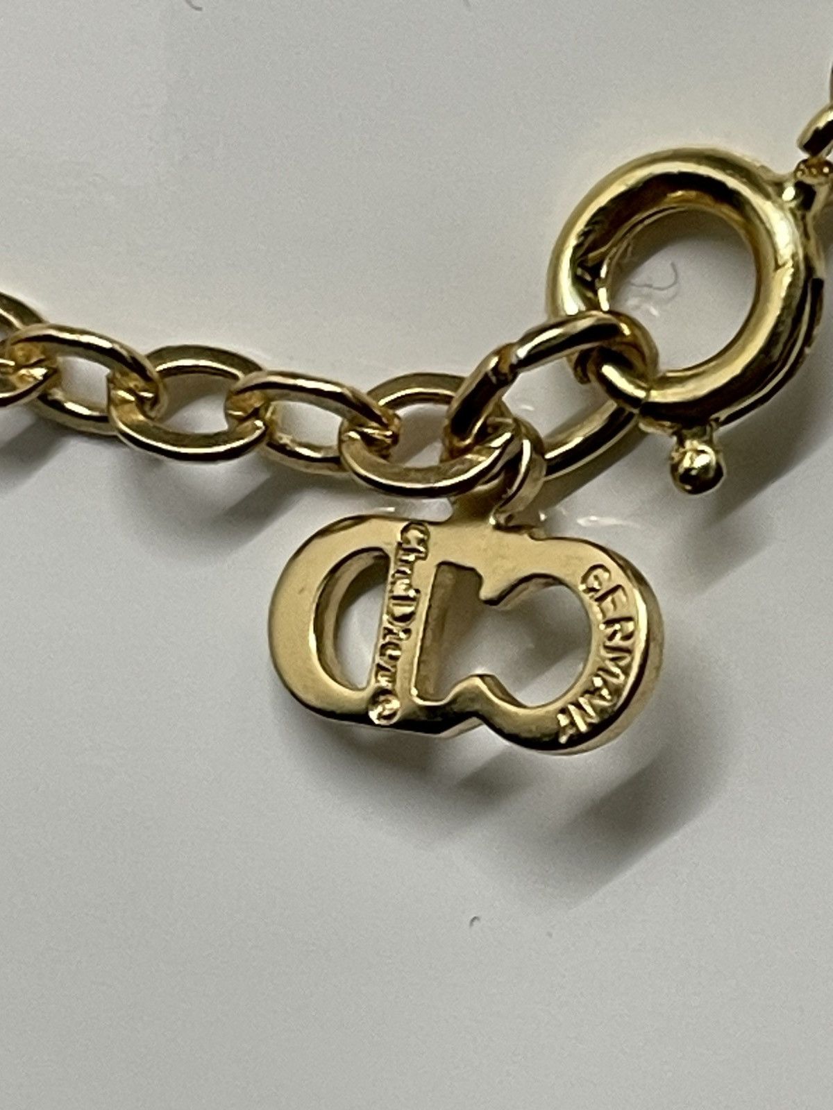 Dior Authentic Dior CD Logo Necklace Pendant (Germany) Size ONE SIZE - 8 Thumbnail