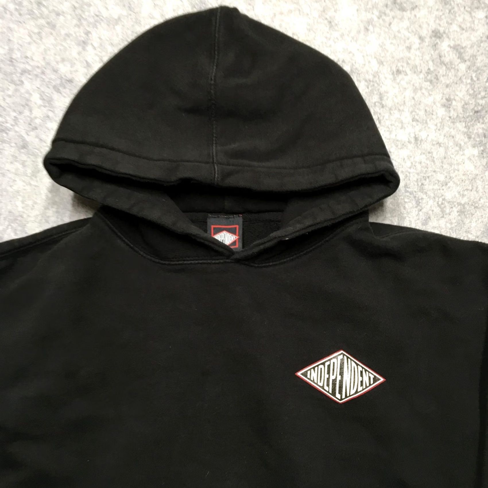 Vintage Independent Hoodie Mens Medium Black Graphic Logo Snake Pullover Skateboarding 90s Boys Mens Size US M / EU 48-50 / 2 - 3 Thumbnail