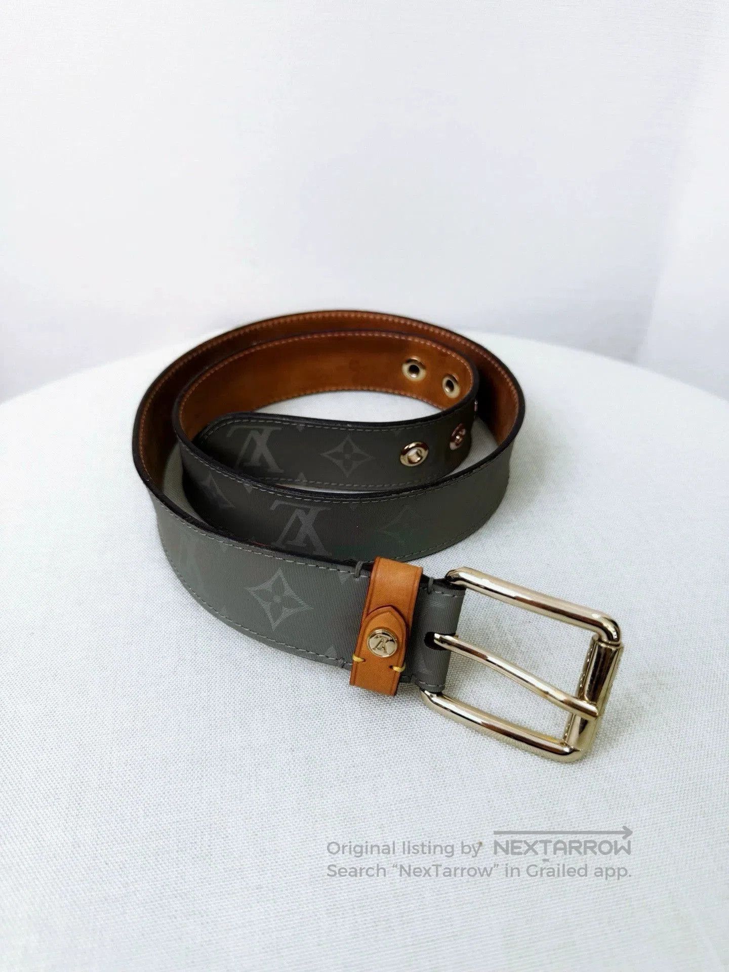 Louis Vuitton Louis Vuitton Laser Metal Buckle Belt. Size ONE SIZE - 1 Thumbnail