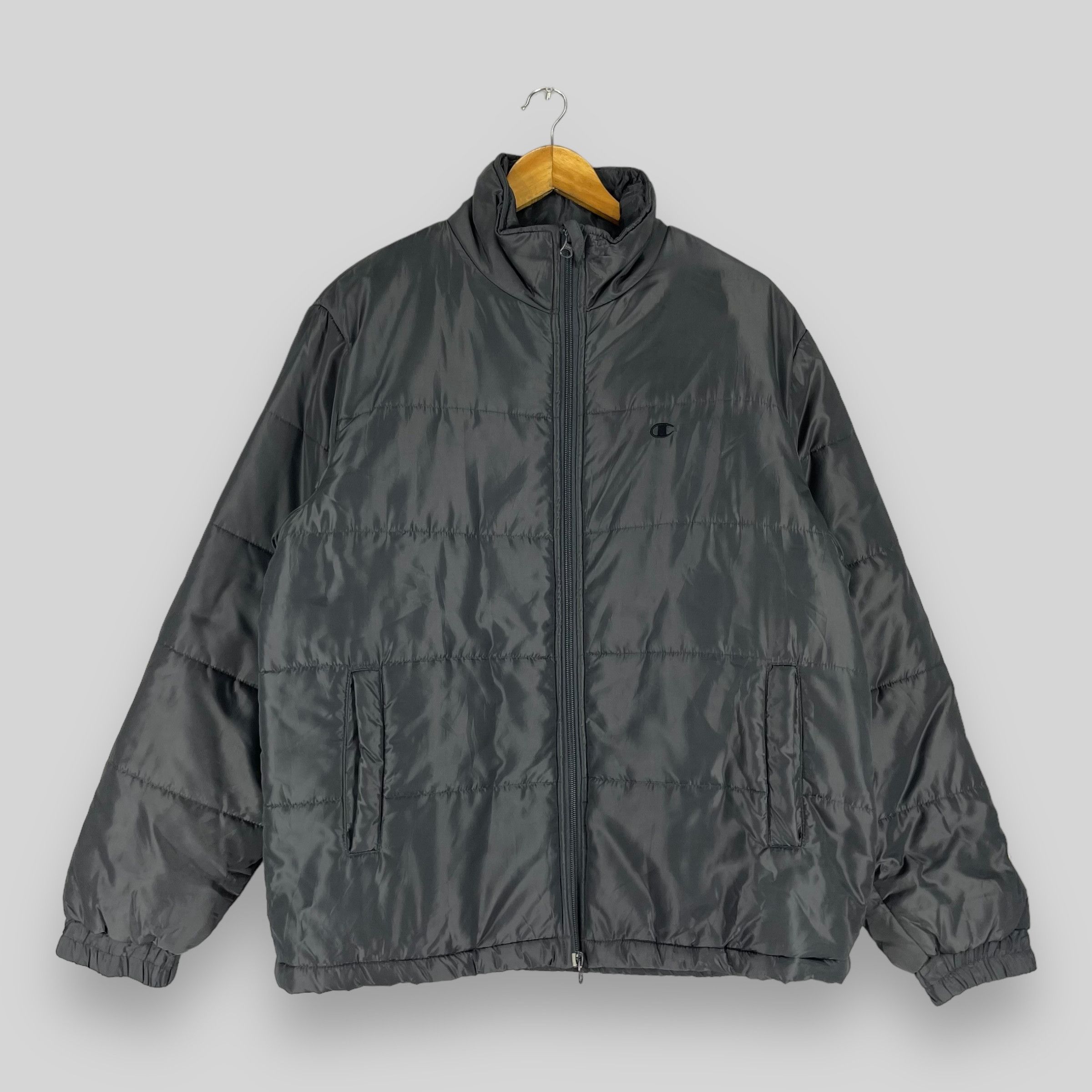 Champion Vintage CHAMPION Puffer Down Sun Faded Jacket Size US L / EU 52-54 / 3 - 1 Thumbnail