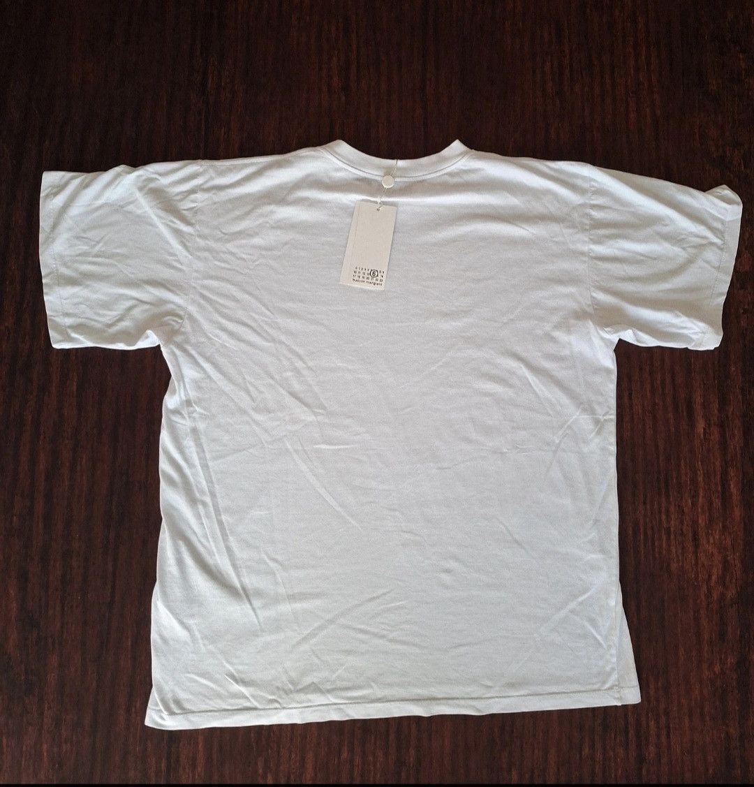 Maison Margiela White Maison Margiela Line 6 T-shirt Size US S / EU 44-46 / 1 - 5 Thumbnail