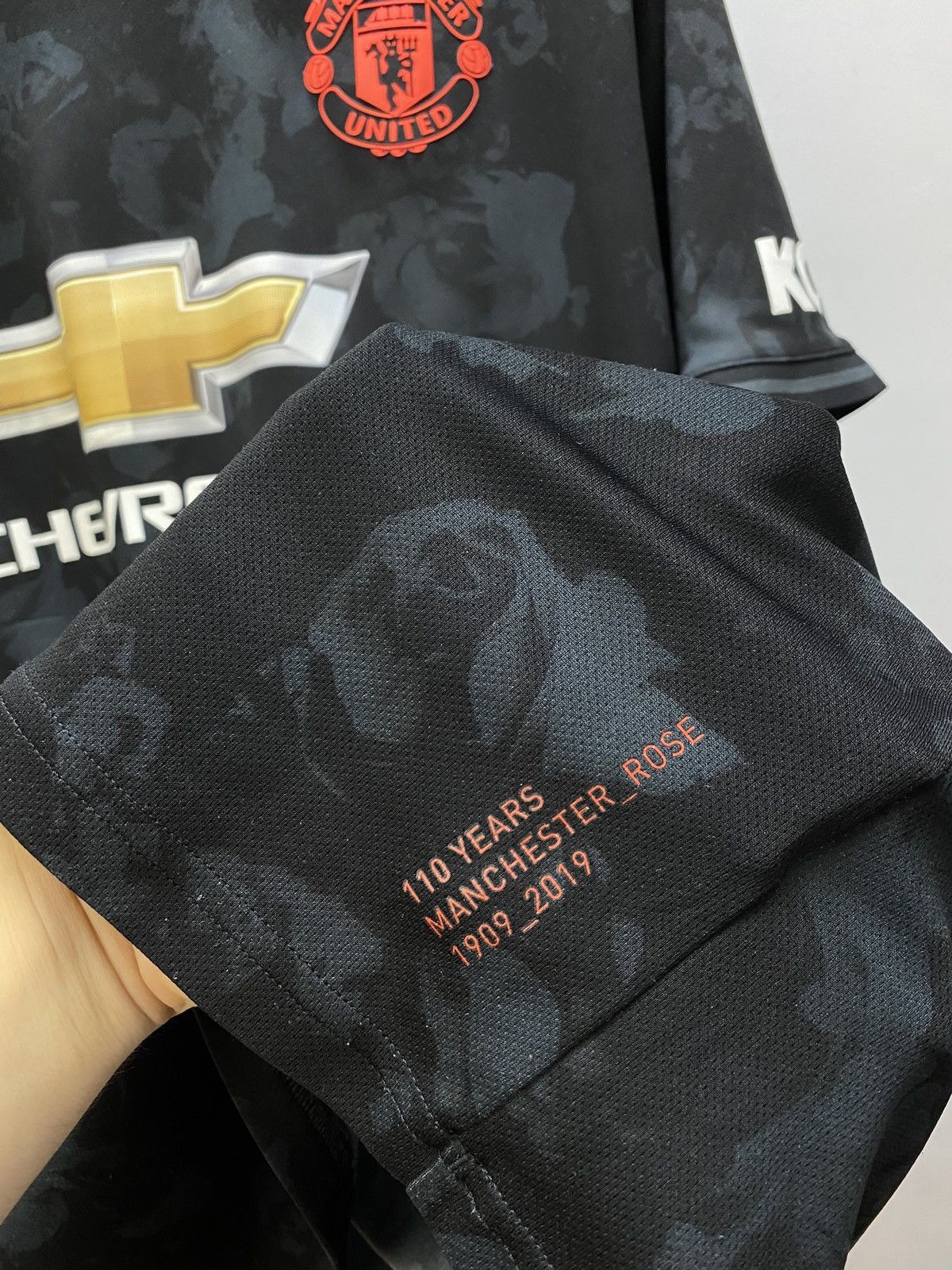 Adidas MANCHESTER UNITED ADIDAS 2019/2020 THIRD JERSEY Roses Size US XXL / EU 58 / 5 - 9 Thumbnail