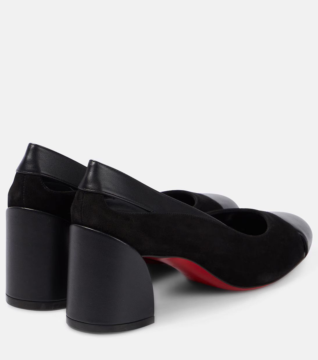 Christian Louboutin o1s1wg110125 Miss Duvette Leather Pumps in Black Size US 9 / IT 39 - 3 Thumbnail