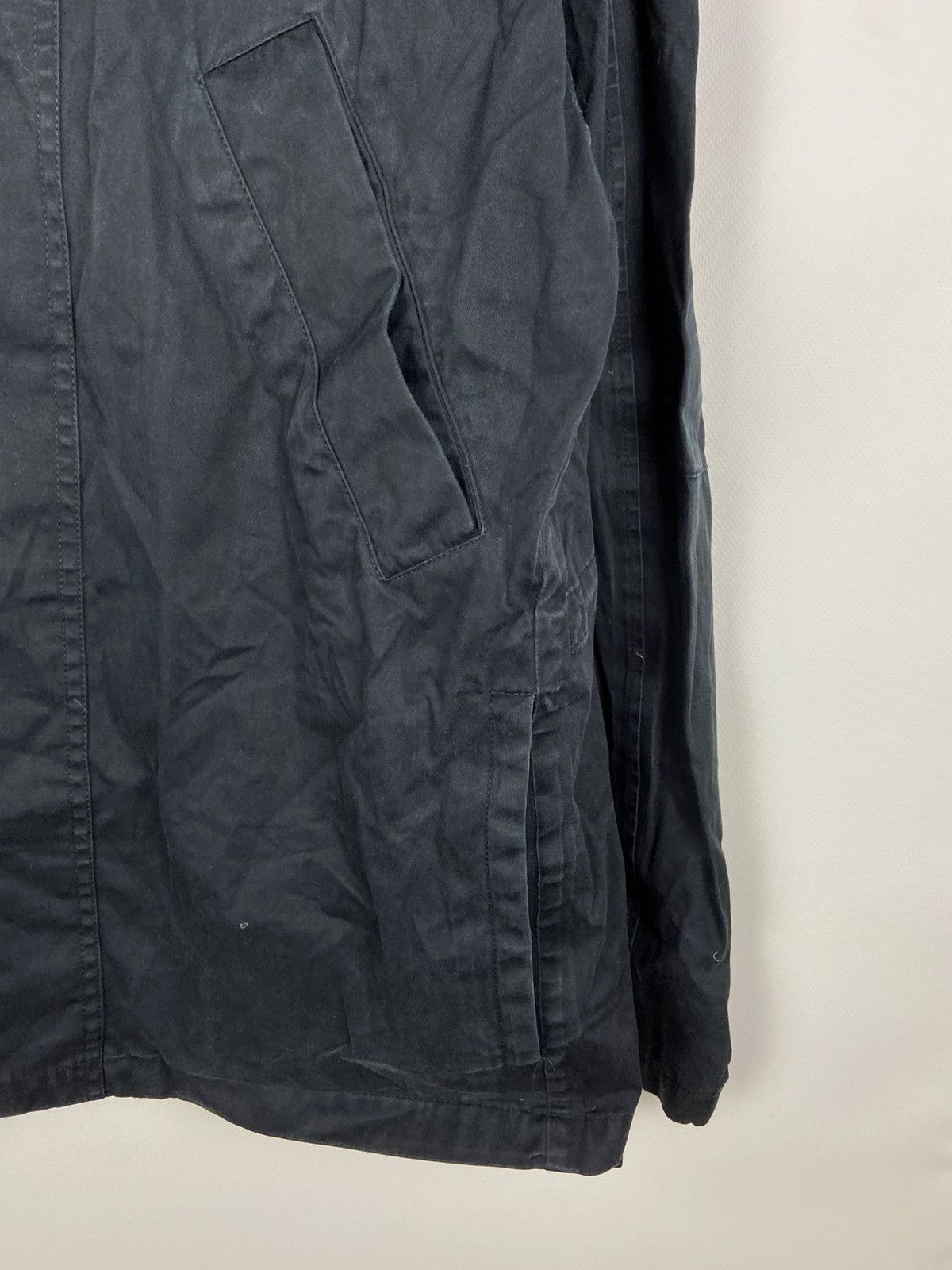 A.P.C. × Designer A.P.C. Navy Dark/Blue Faded Hooded Cliff Parka Mens Jacket Size US XXL / EU 58 / 5 - 8 Thumbnail