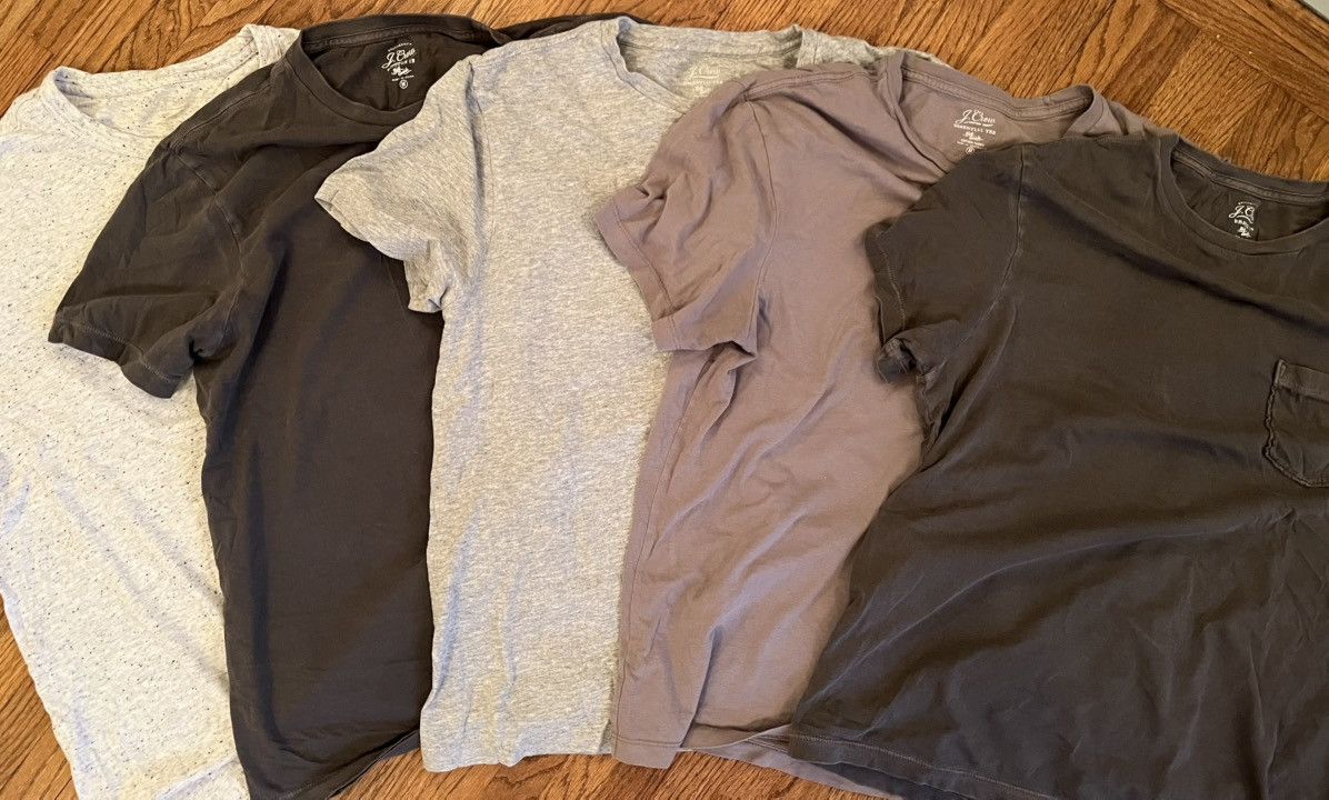 J.Crew Set of 5 J. Crew T-Shirts, Medium Size US M / EU 48-50 / 2 - 1 Thumbnail