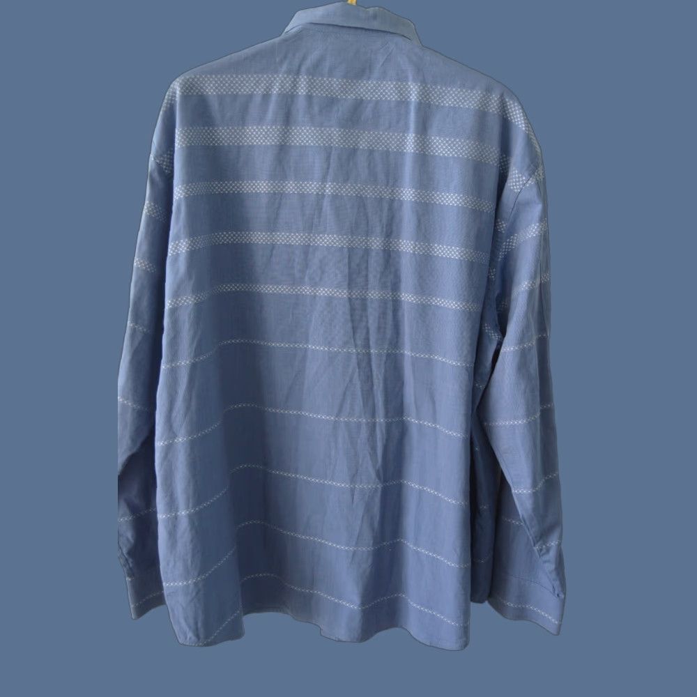Tommy Bahama Tommy Bahama Shirt Mens 2XL Blue Striped Cotton Casual Button-Up XXL Shirt Mens Blue Striped Cotton Button-Up 2XL Size US XXL / EU 58 / 5 - 1 Thumbnail