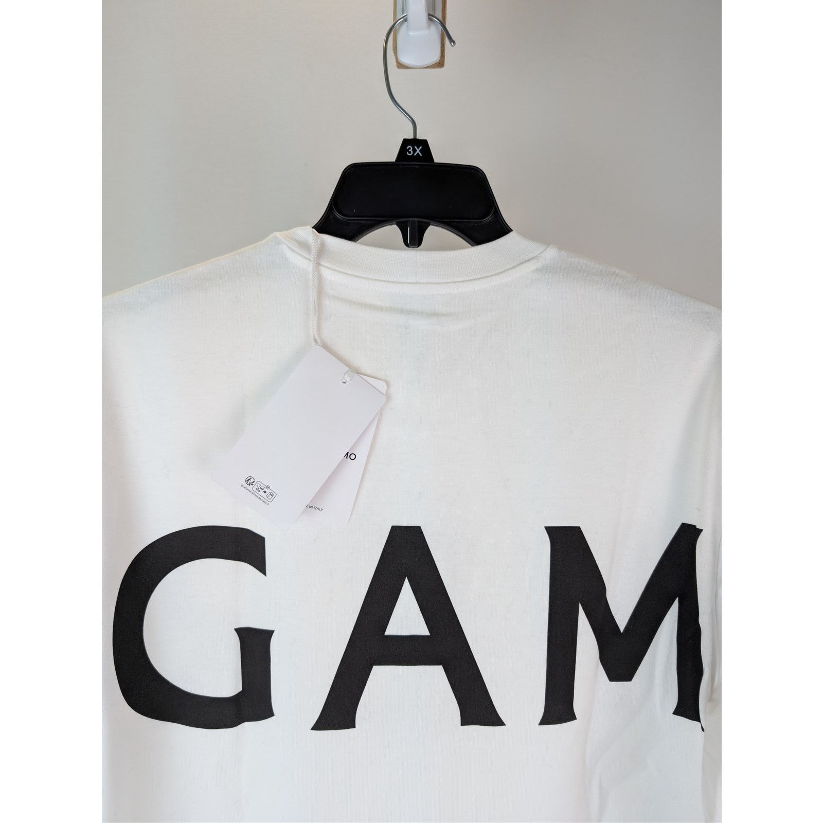 Salvatore Ferragamo o1rshd1 Ferragamo Logo T-Shirt in White Size US L / EU 52-54 / 3 - 13 Thumbnail