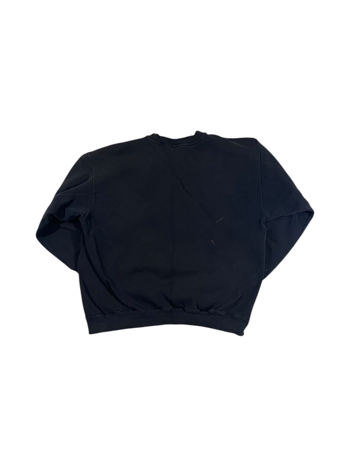 Nike Vintage 90s Nike Crewneck Sweatshirt Faded Black Size US L / EU 52-54 / 3 - 2 Thumbnail