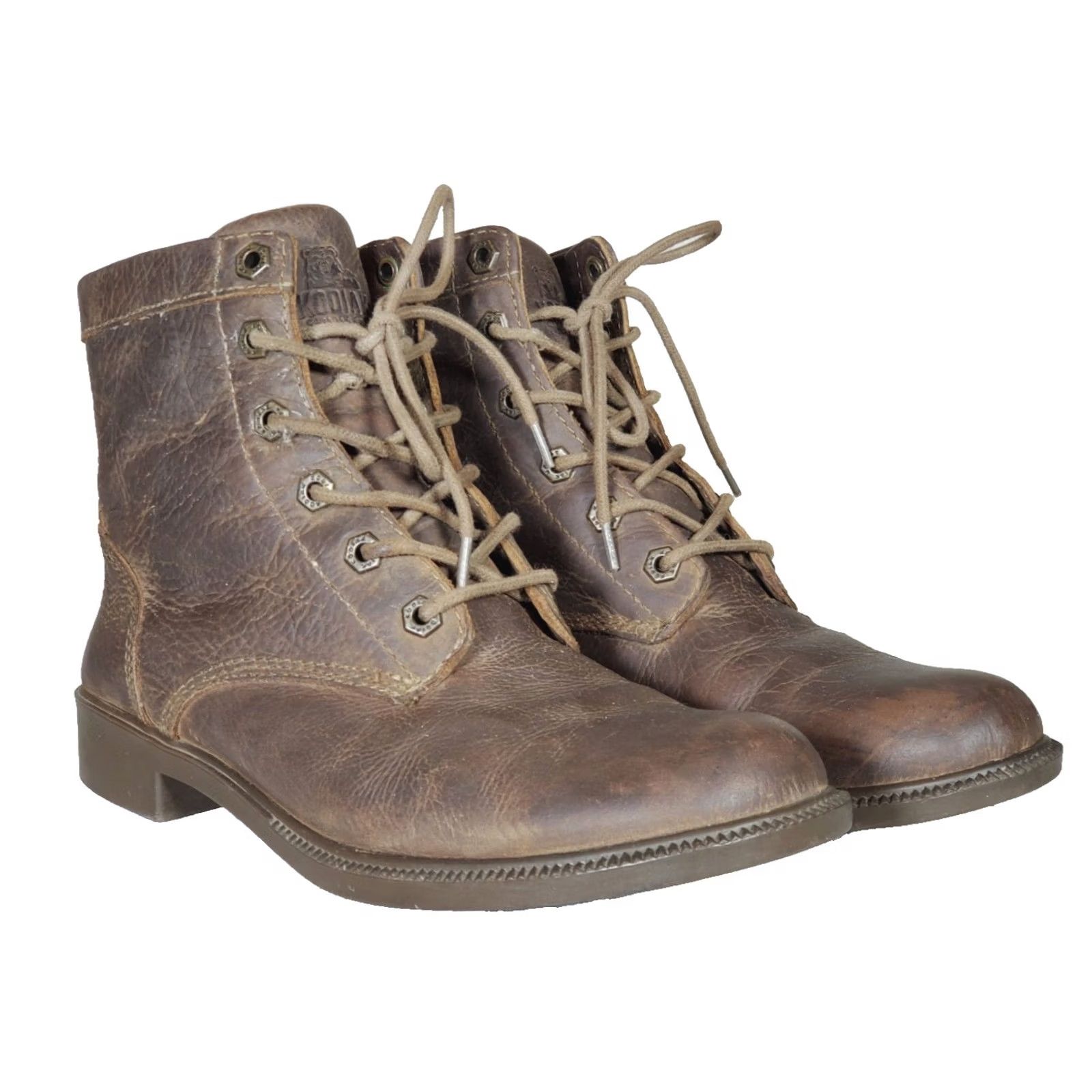Vintage Kodiak Boots Womens Brown Original Waterproof All Season Leather 419064OG Women Size US 10 / IT 40 - 2 Thumbnail