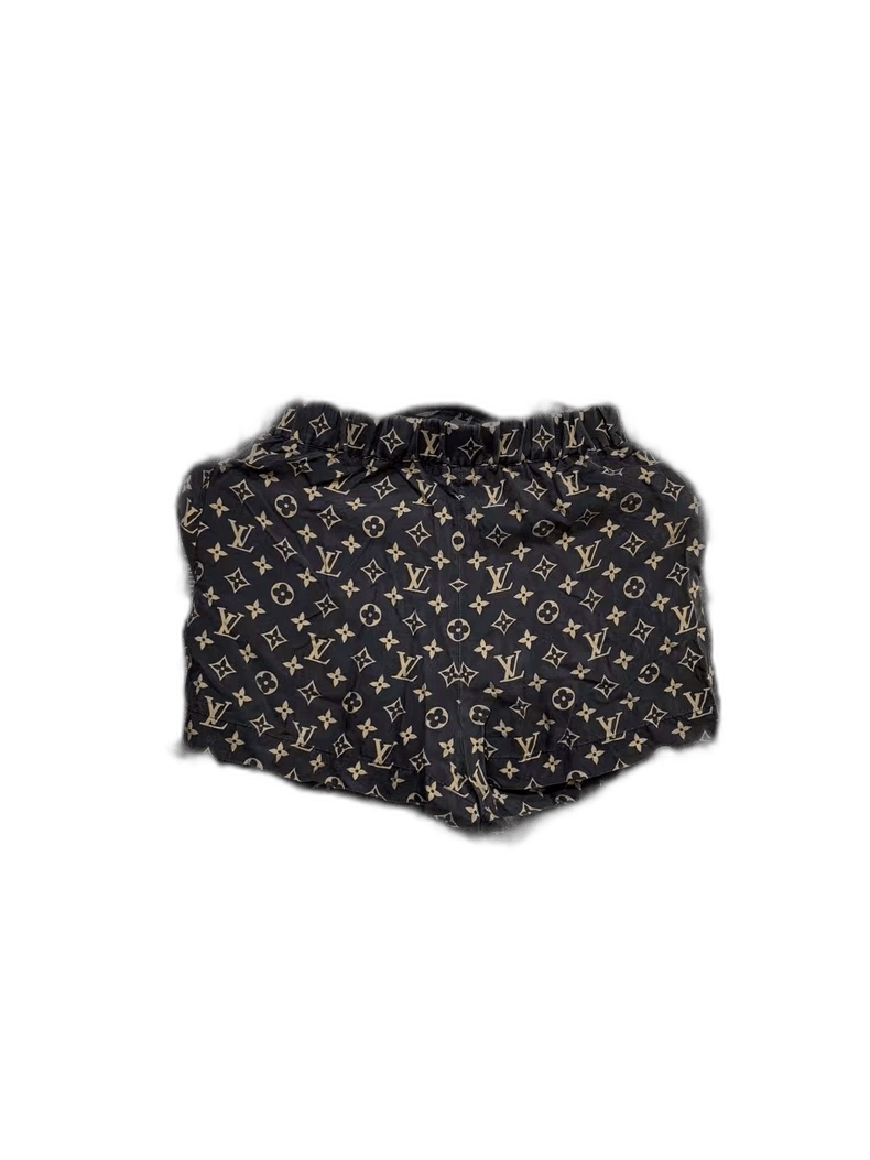 Other LV monogram silk shorts 36-2507 Size US 36 / EU 52 - 1 Thumbnail