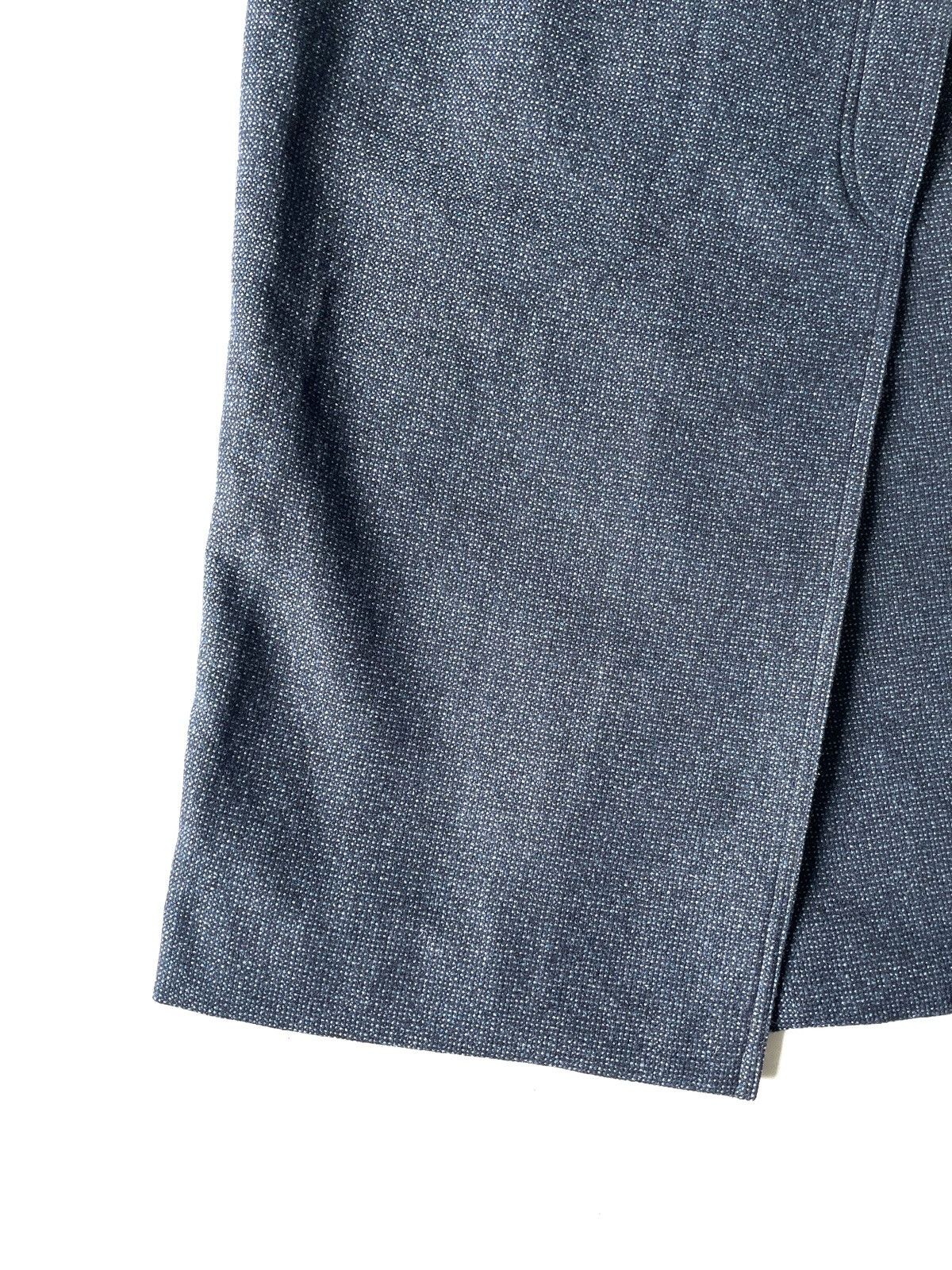 Christian Dior Monsieur × Dior Christian Dior Blue Wool & Cashmere & Silk Skirt Size 38/S-M Size 26" / US 2 / IT 38 - 2 Thumbnail