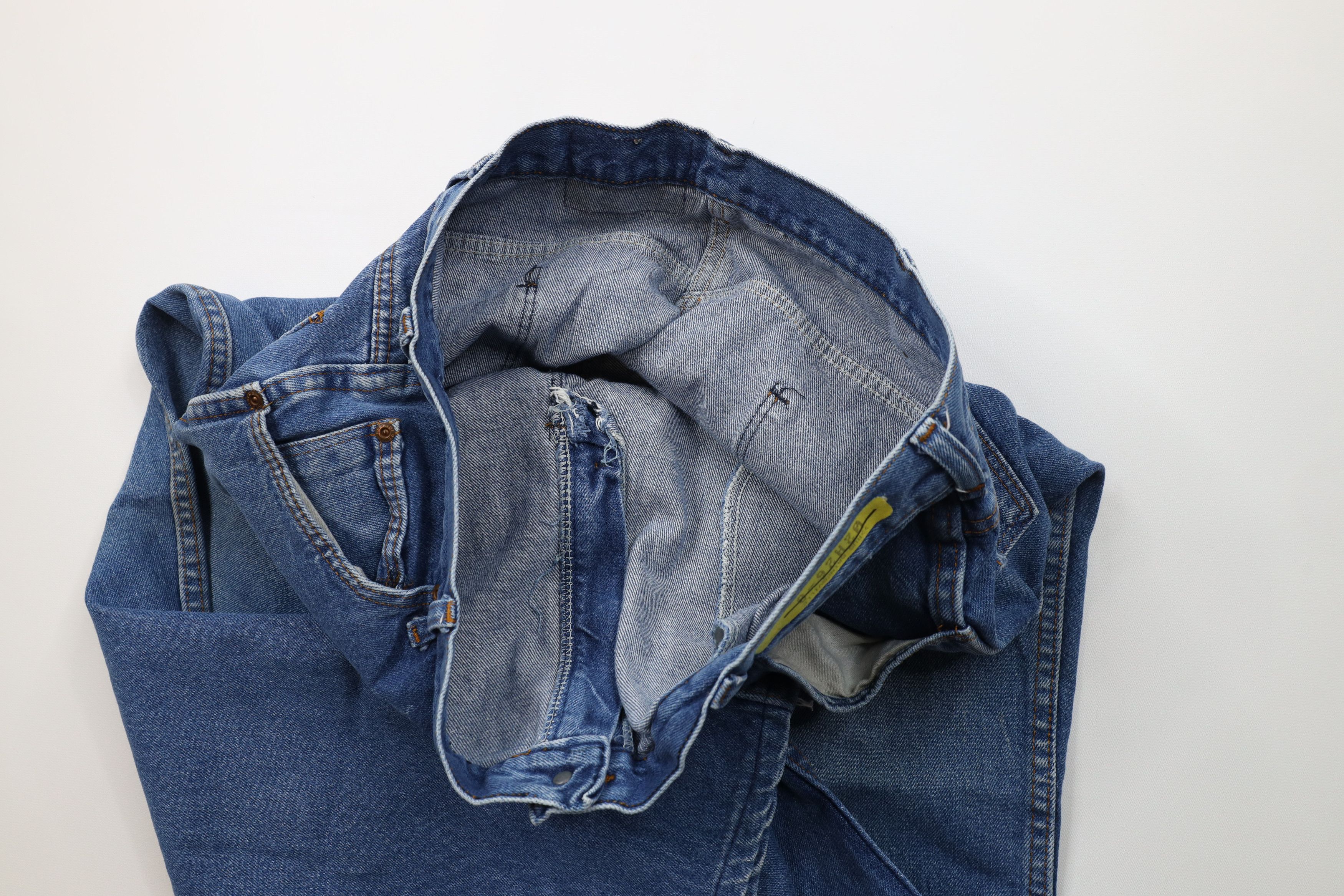 Dickies × Vintage Vintage 70s Dickies Branders Flared Bootcut Denim Jeans USA Size US 36 / EU 52 - 10 Thumbnail