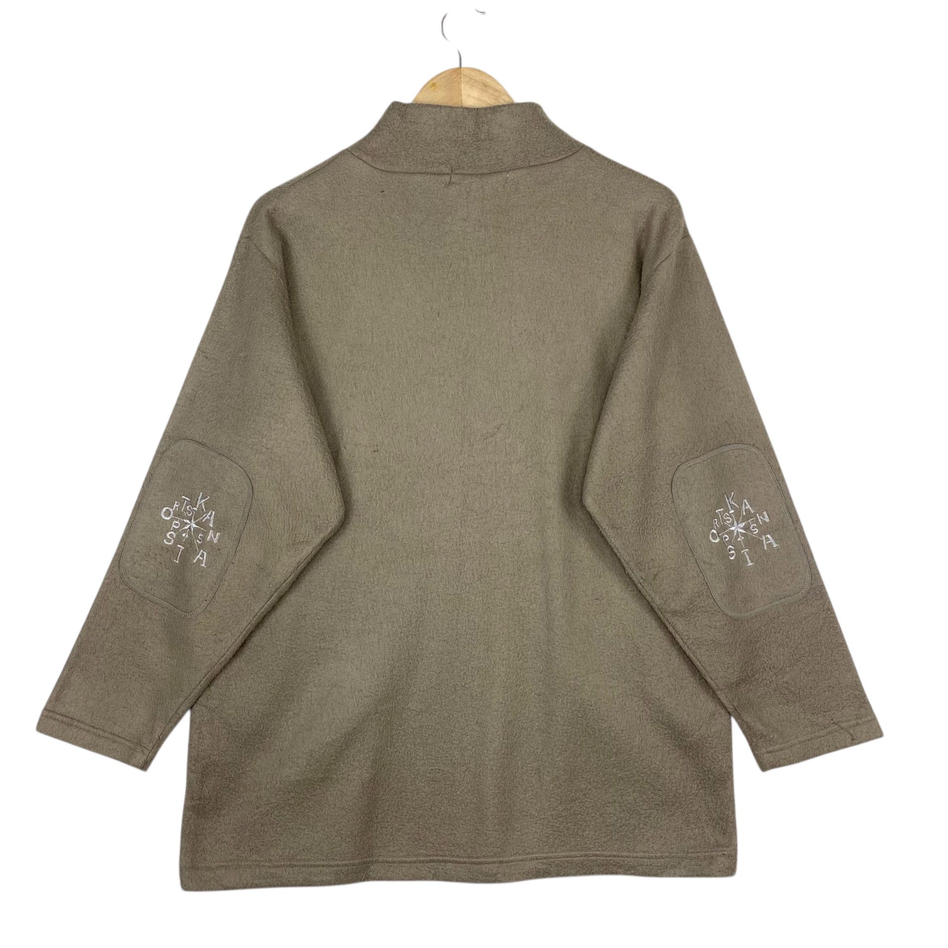 Kansai Yamamoto 💥90s KANSAI SPORT FLEECE PULLOVER SWEATER Size US L / EU 52-54 / 3 - 6 Thumbnail