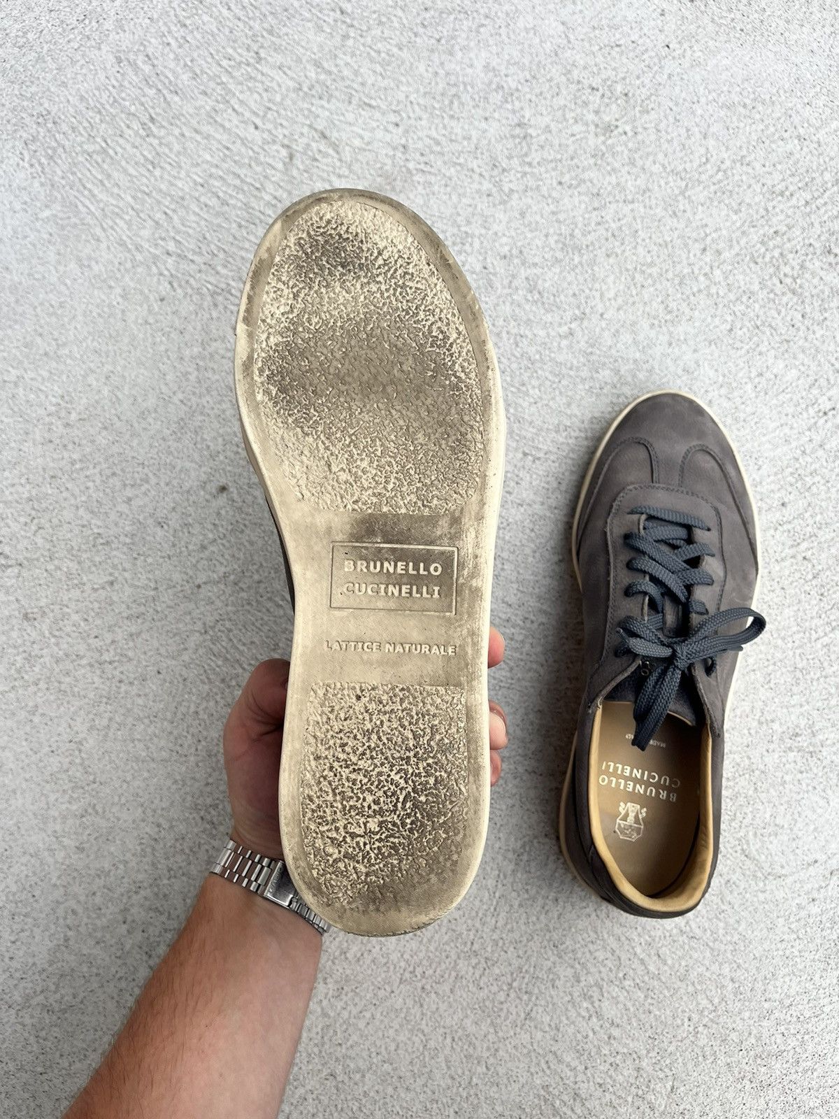 Brunello Cucinelli Brunello cucinelli Suede Sneaker GAT Size US 9 / EU 42 - 3 Thumbnail