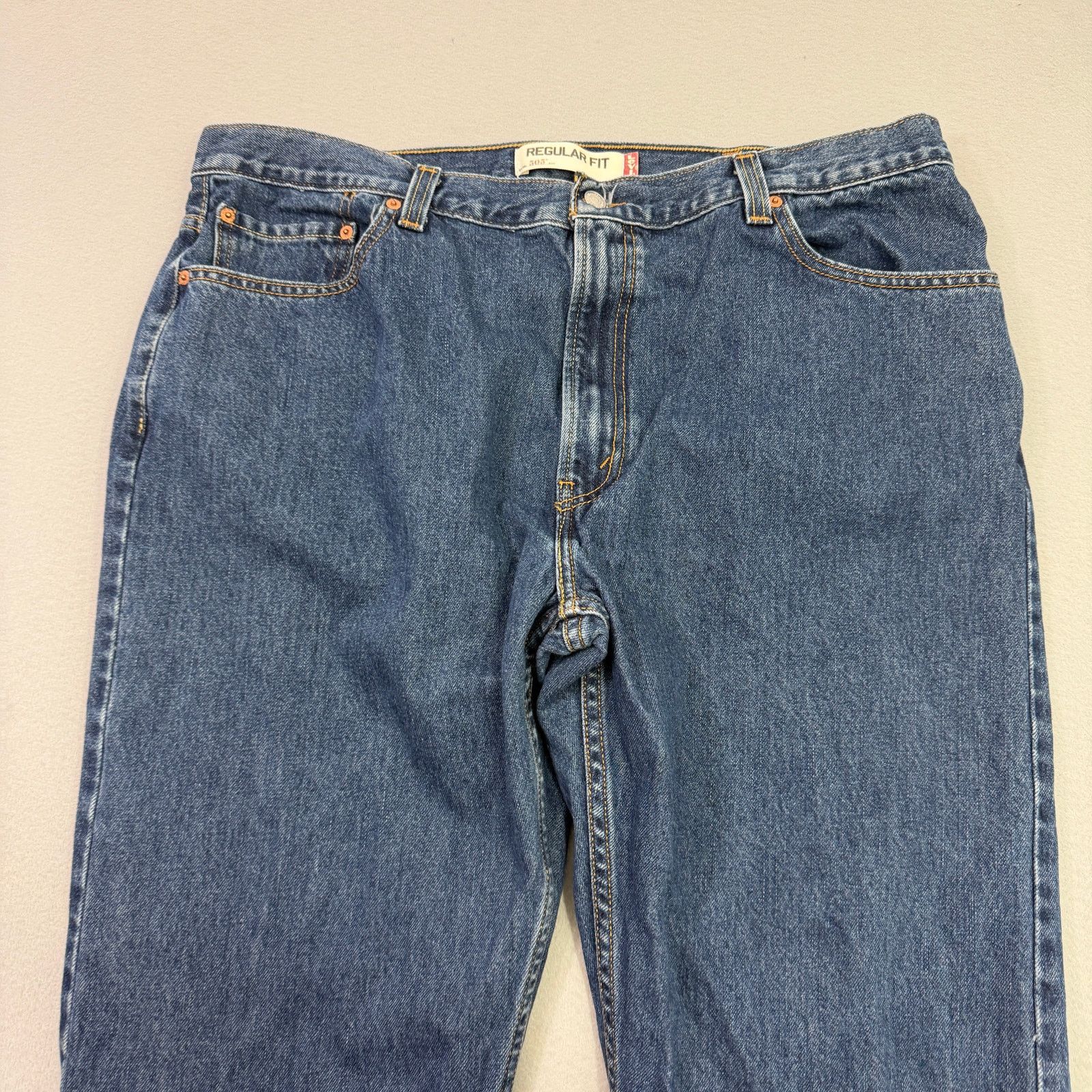 Levi's Vintage Levis 505 Jeans Men's 42x32 Blue Denim Regular Fit Size US 42 / EU 58 - 2 Thumbnail