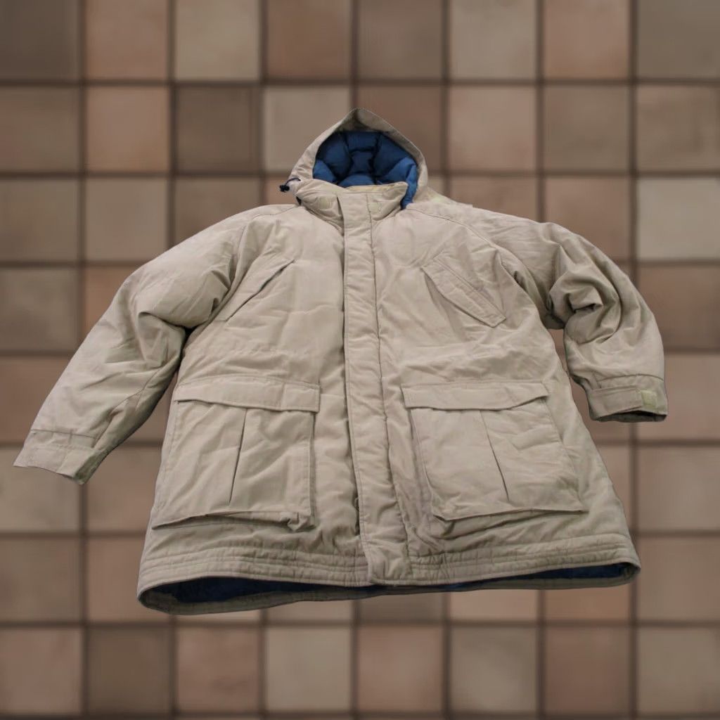 Vintage VINTAGE L.L. Bean Jacket Mens L Beige Goose Down Puffer Outdoors Camping USA Made Size US L / EU 52-54 / 3 - 1 Thumbnail