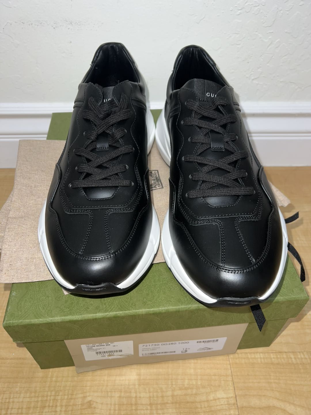 Gucci Gucci Rhyton 'Black White' 721750-0G2R0-1000 Size US 13 / EU 46 - 1 Thumbnail