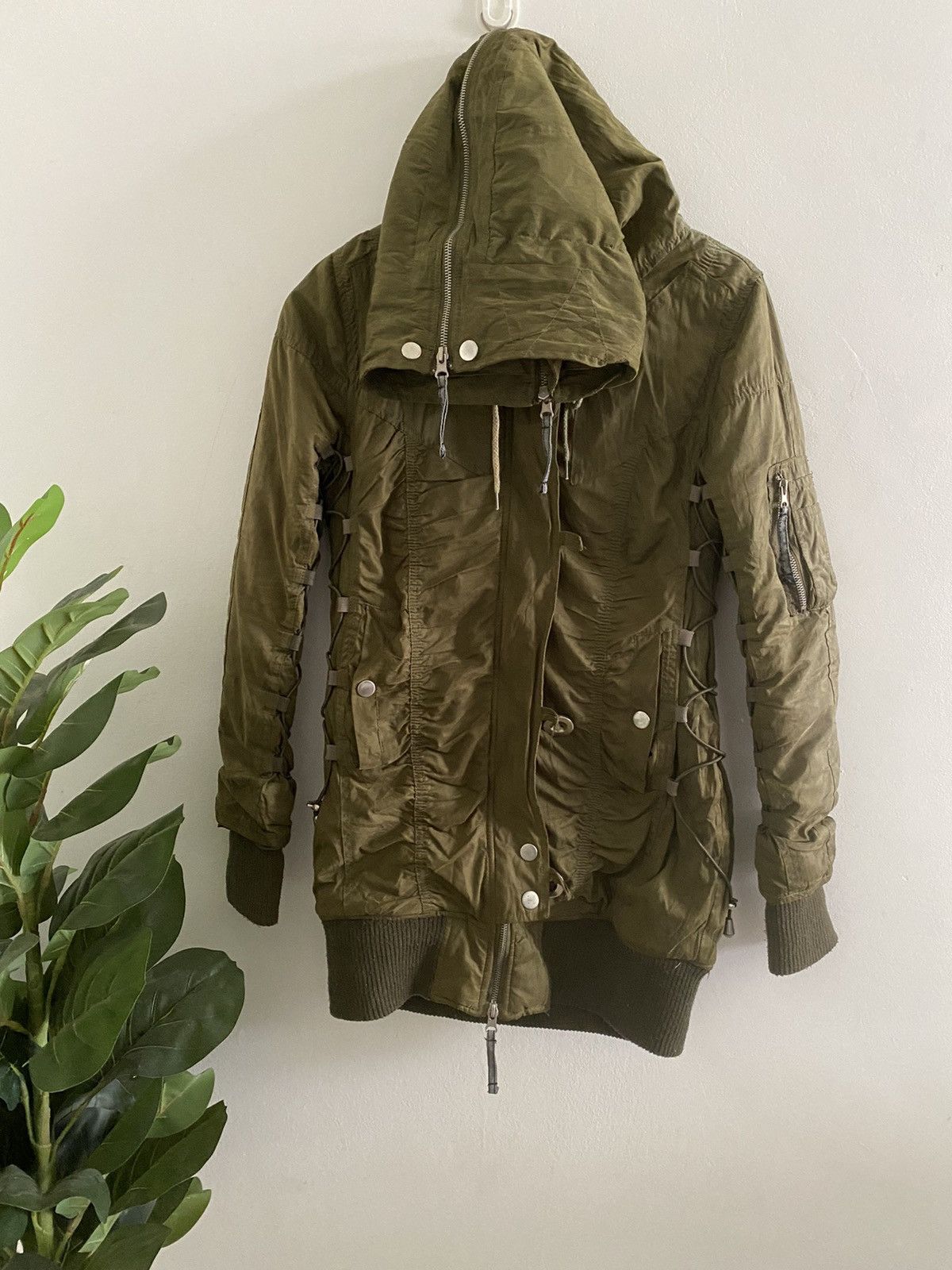 Hysteric Glamour Japanese Lip Service Punk Military tactical Hoodie jacket Size US M / EU 48-50 / 2 - 6 Thumbnail