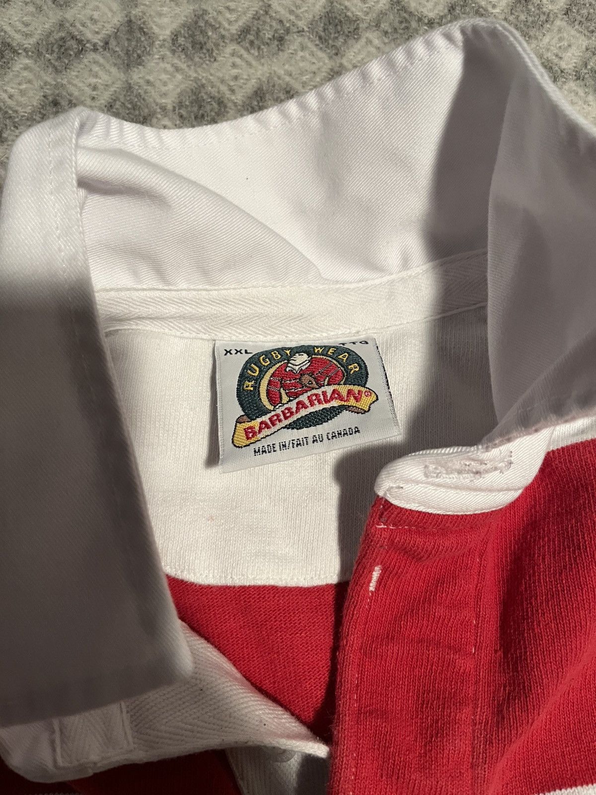 Barbarian Long sleeve Polo / Rugby Shirt RMC Barbarian Size US XL / EU 56 / 4 - 4 Thumbnail